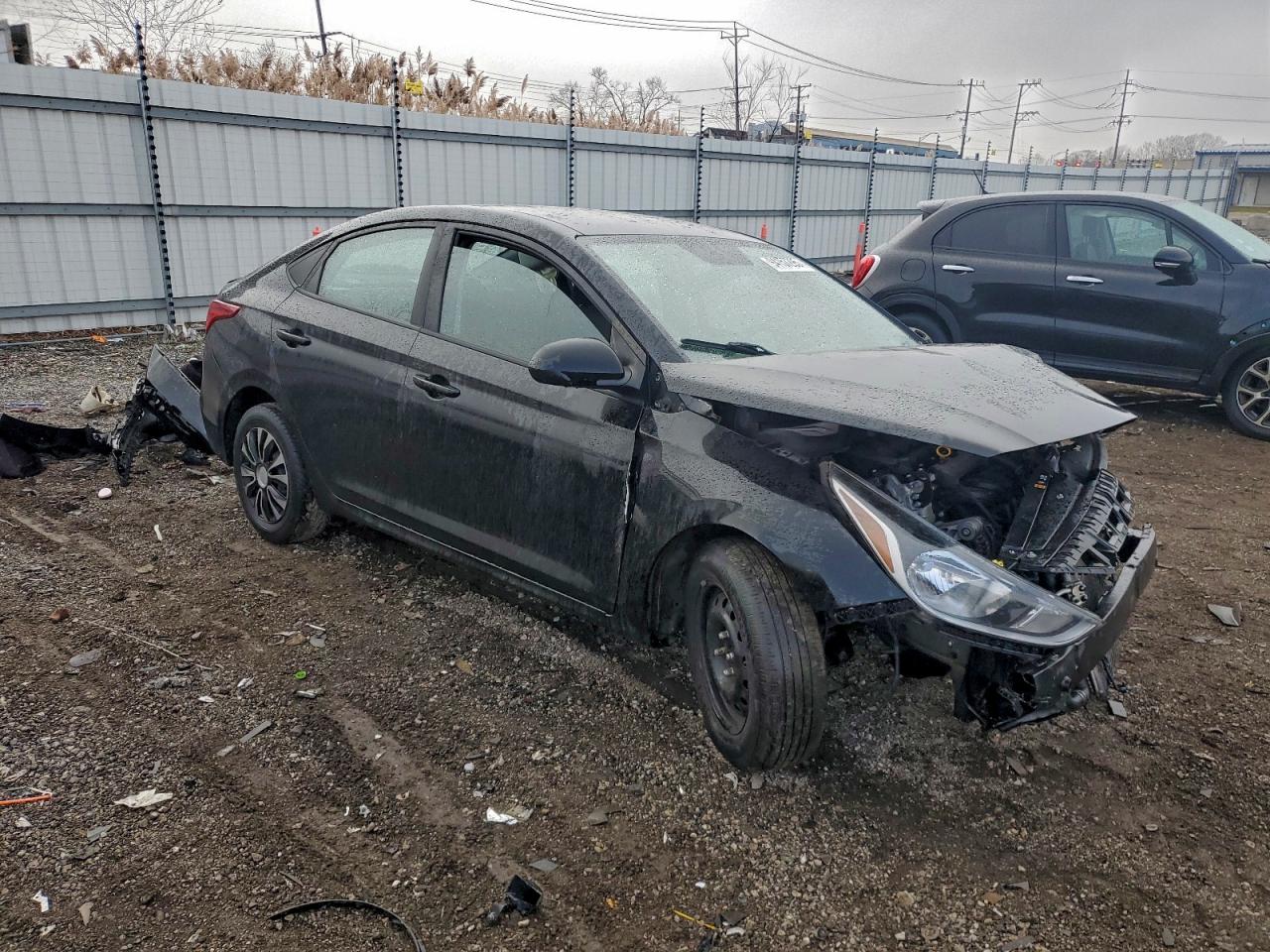 2020 Hyundai Accent Se Black vin: 3KPC24A63LE096302