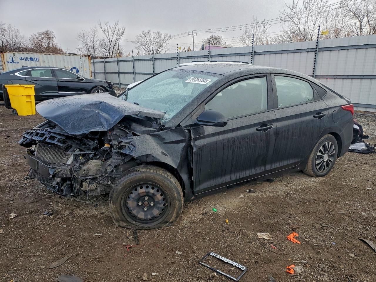 2020 Hyundai Accent Se Black vin: 3KPC24A63LE096302