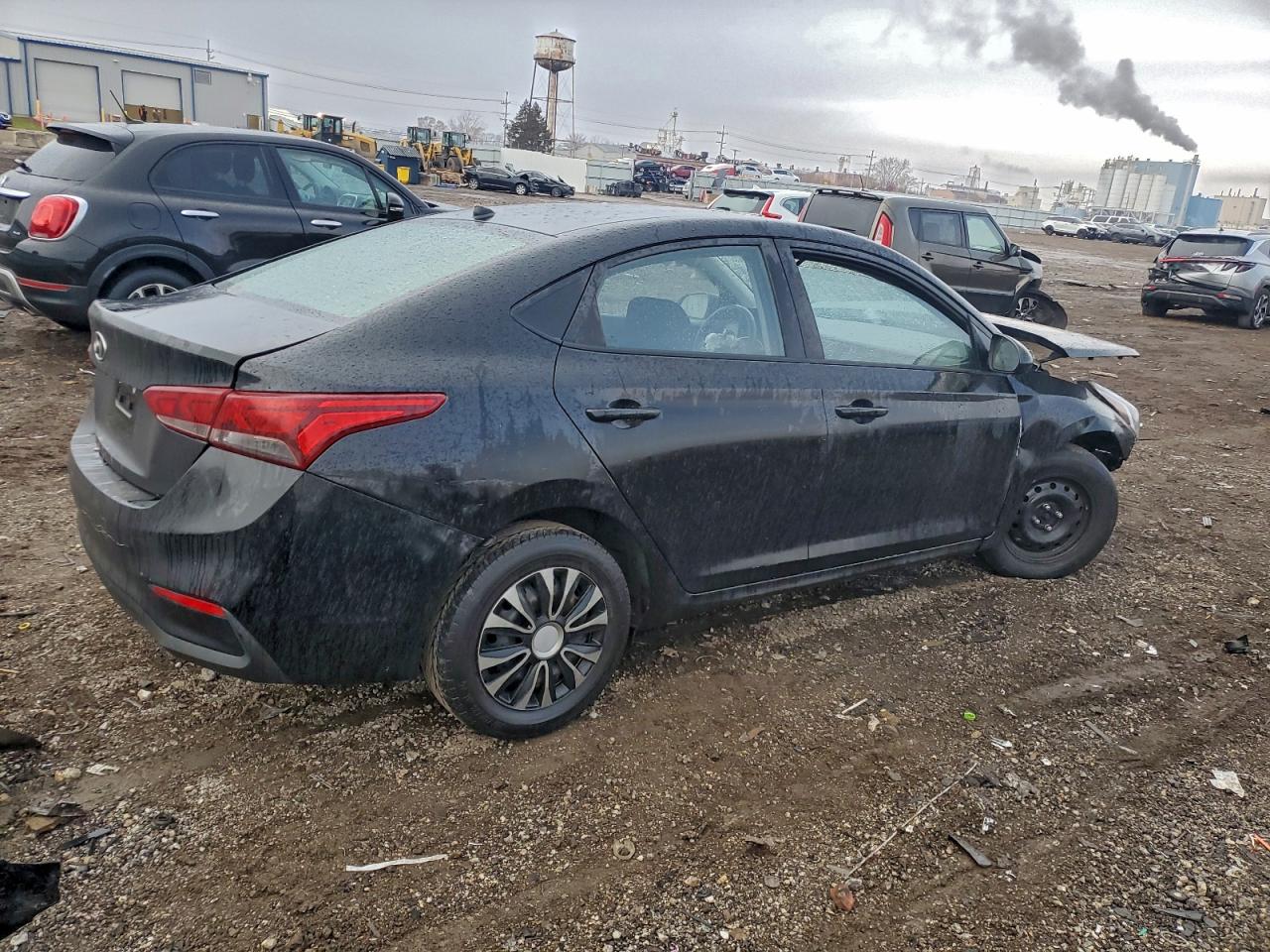 2020 Hyundai Accent Se Black vin: 3KPC24A63LE096302