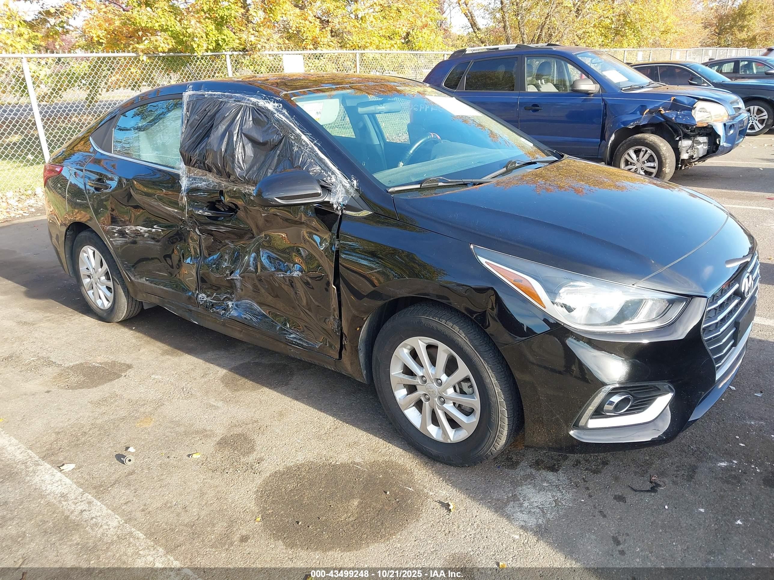 2022 Hyundai Accent Sel Black vin: 3KPC24A63NE170126