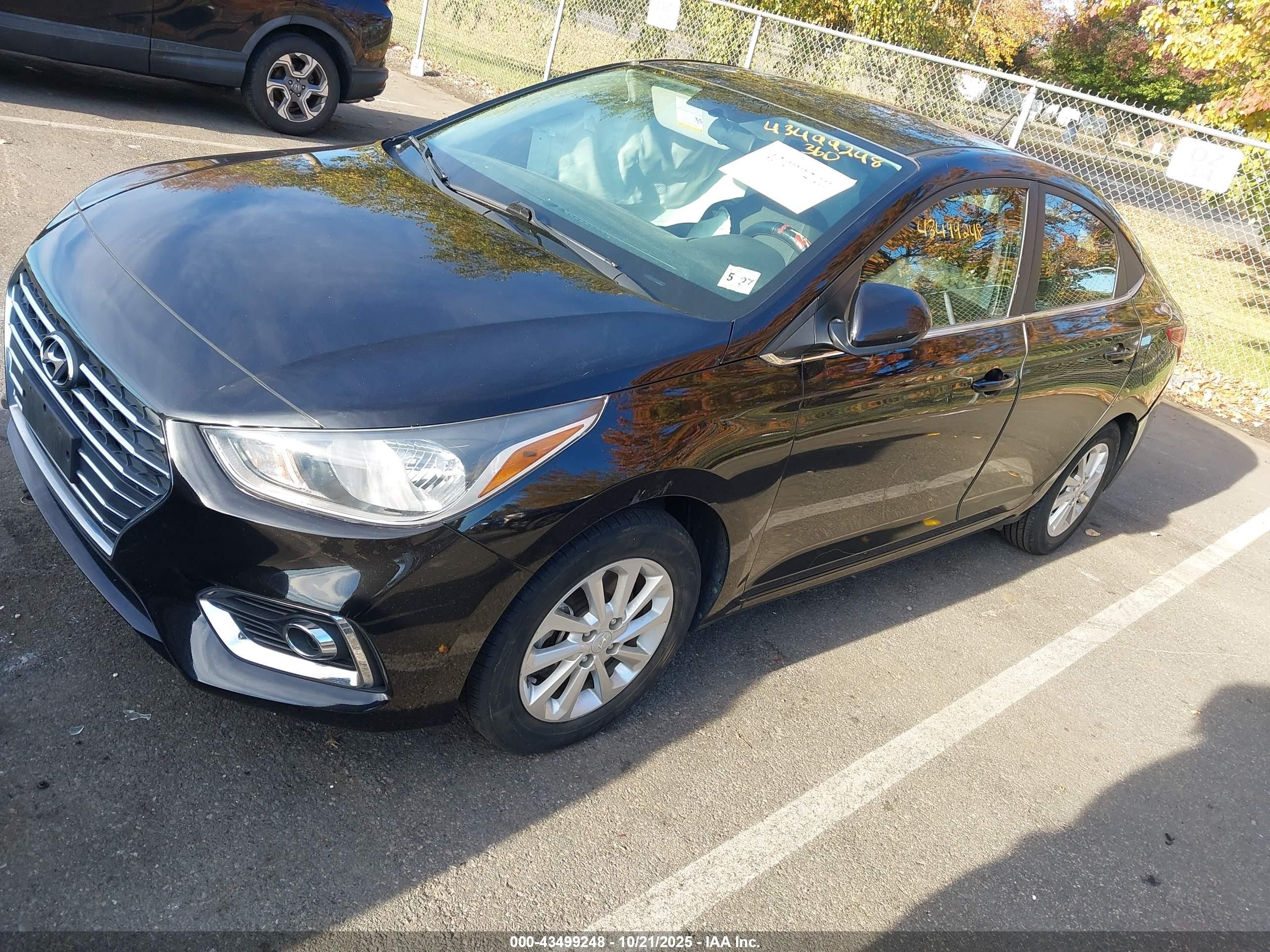 2022 Hyundai Accent Sel Black vin: 3KPC24A63NE170126