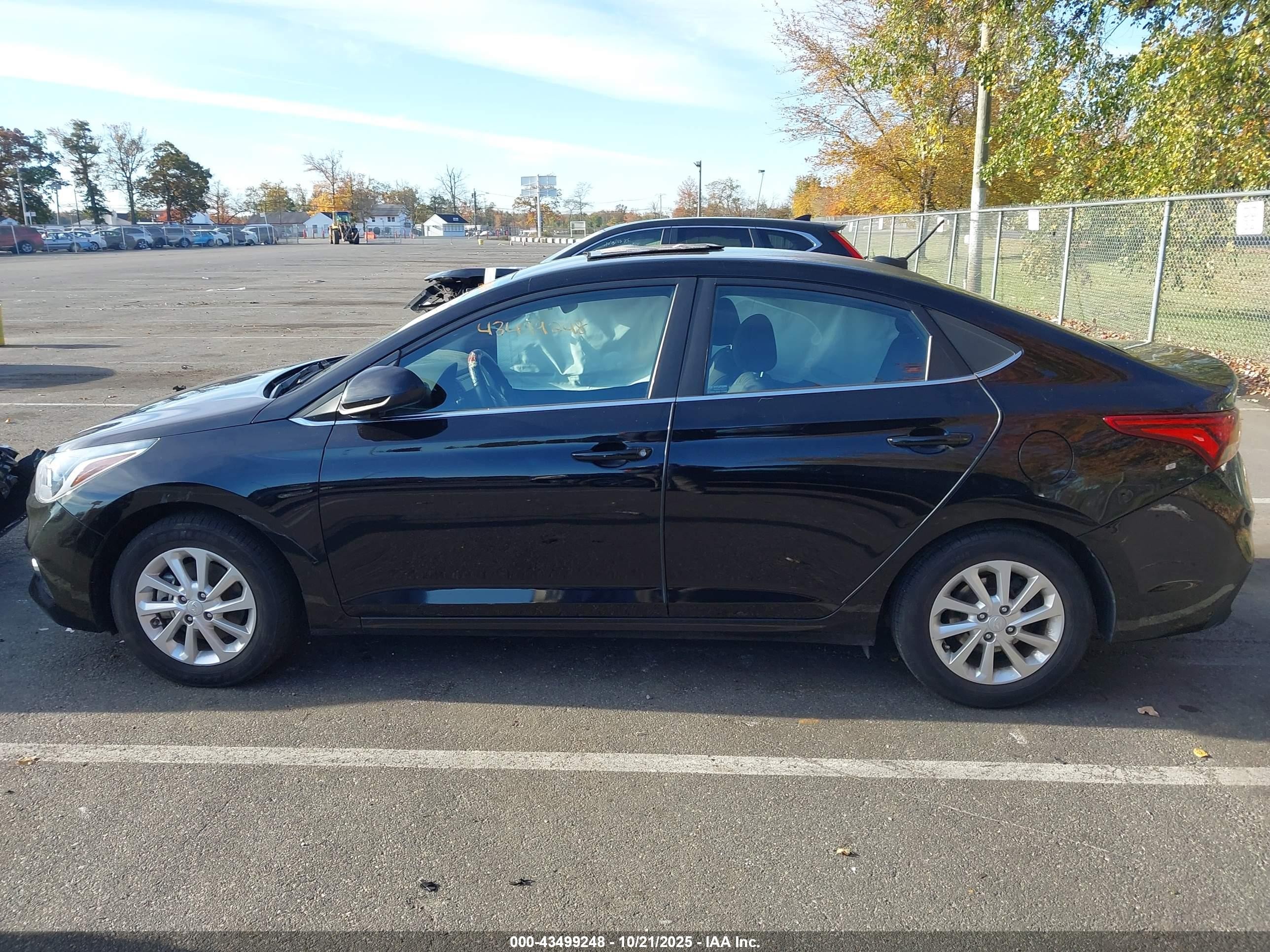 2022 Hyundai Accent Sel Black vin: 3KPC24A63NE170126