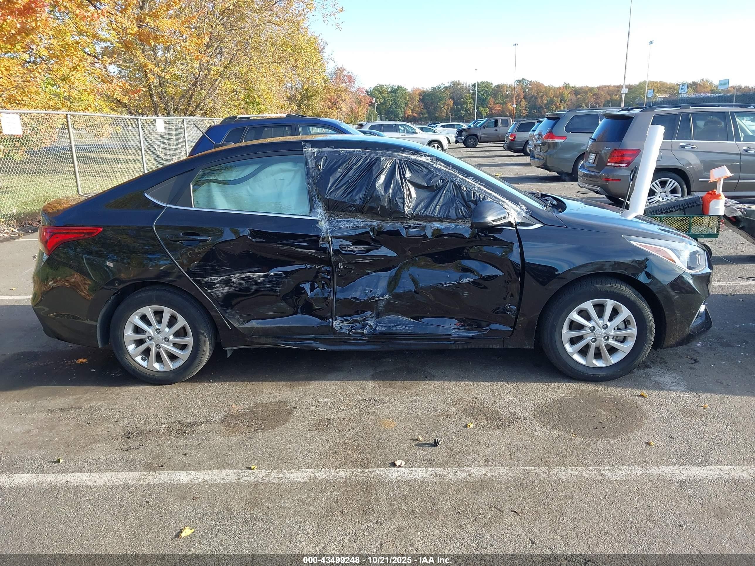 2022 Hyundai Accent Sel Black vin: 3KPC24A63NE170126