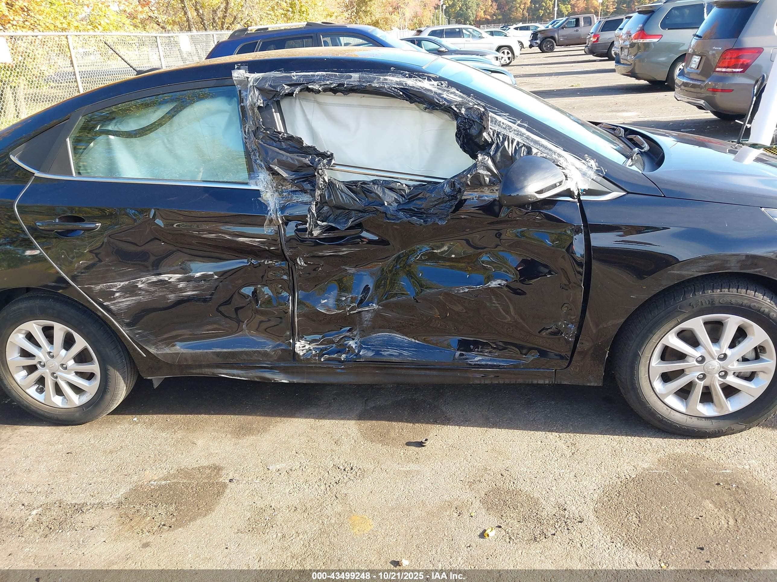 2022 Hyundai Accent Sel Black vin: 3KPC24A63NE170126