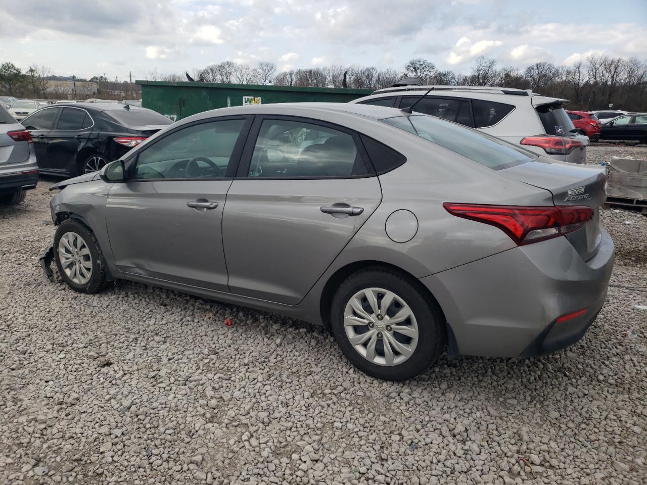 2022 Hyundai Accent Se Серый vin: 3KPC24A63NE177044
