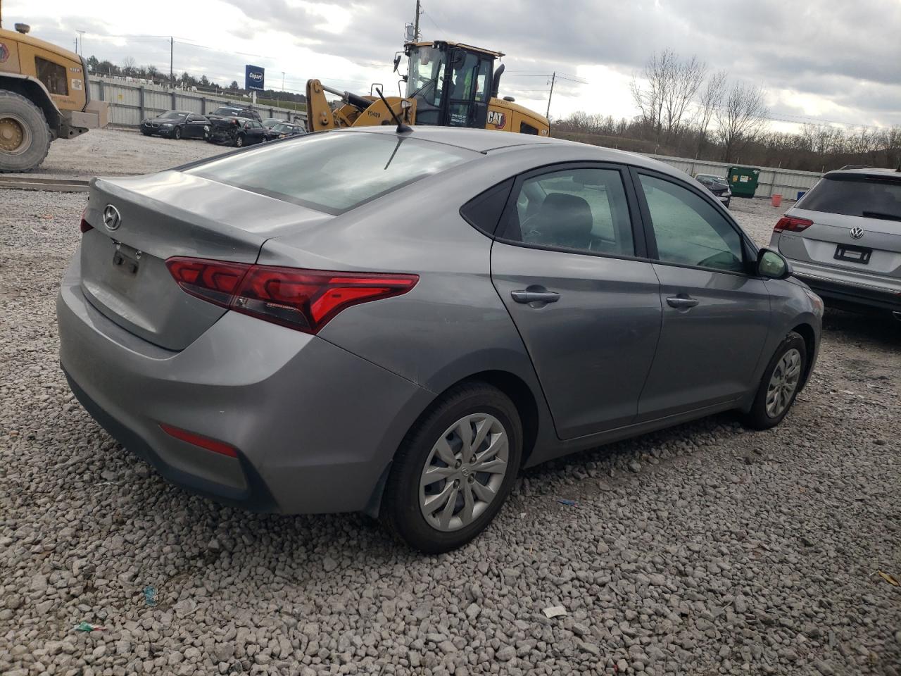 2022 Hyundai Accent Se Серый vin: 3KPC24A63NE177044