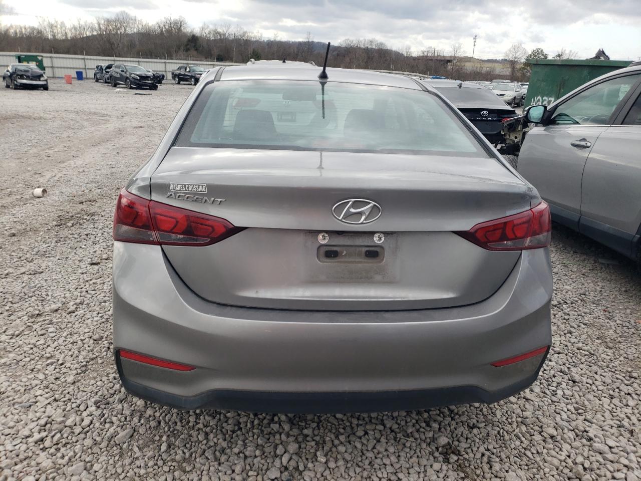 2022 Hyundai Accent Se Серый vin: 3KPC24A63NE177044