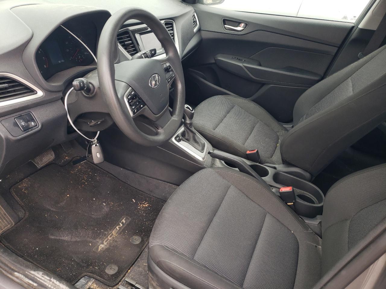 2022 Hyundai Accent Se Серый vin: 3KPC24A63NE177044