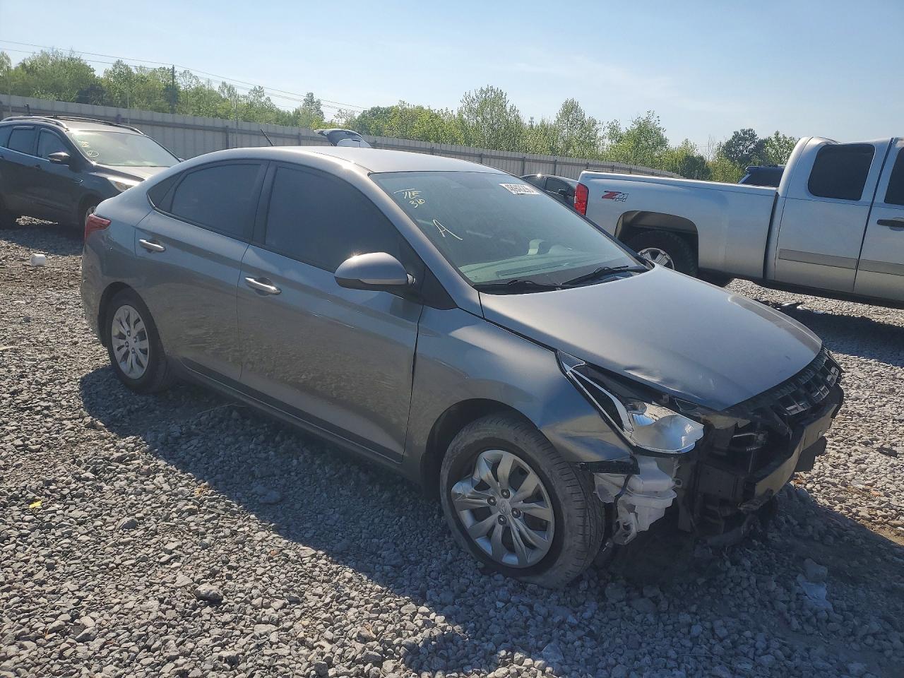 2022 Hyundai Accent Se Серый vin: 3KPC24A63NE177044