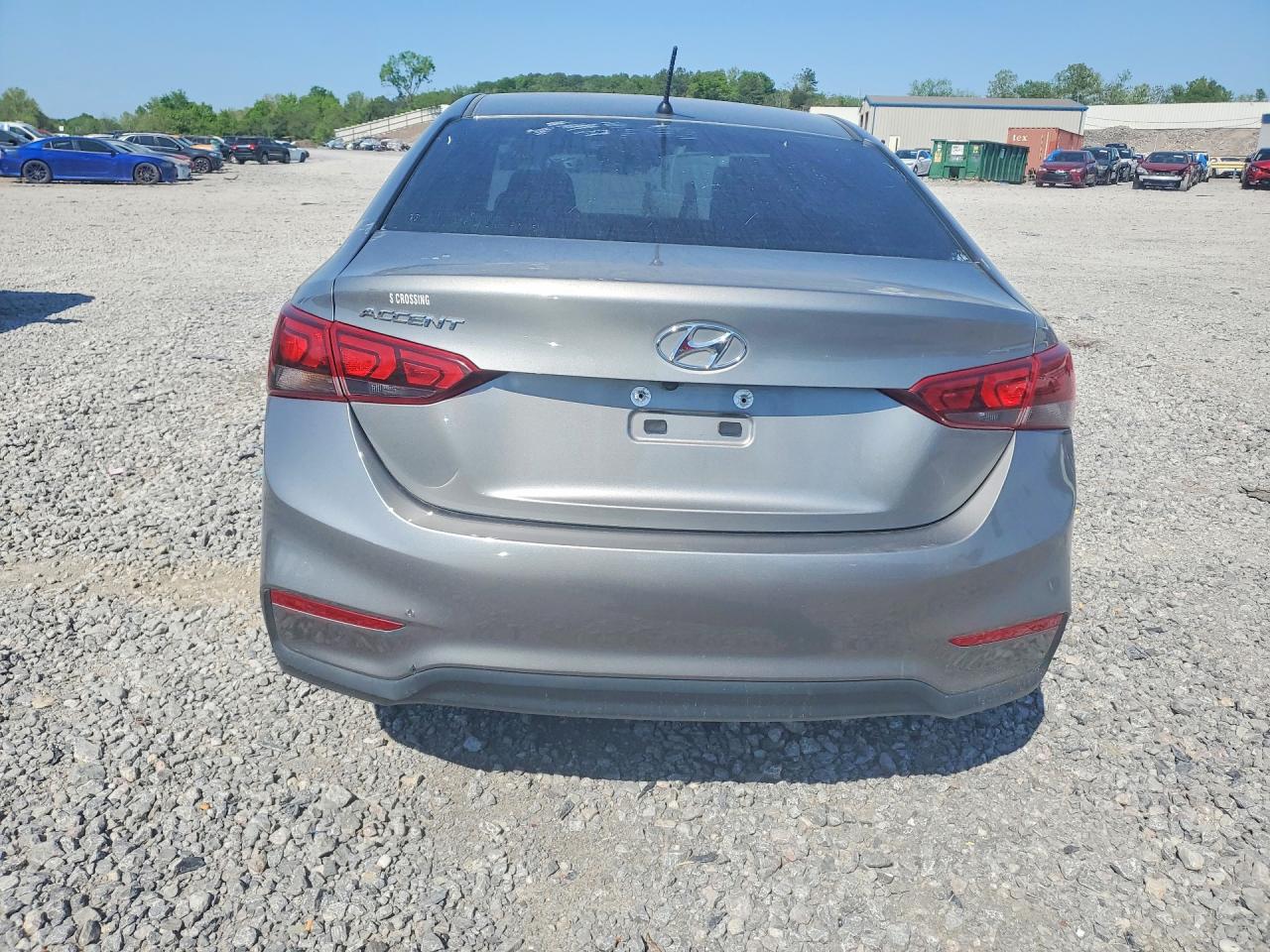 2022 Hyundai Accent Se Серый vin: 3KPC24A63NE177044