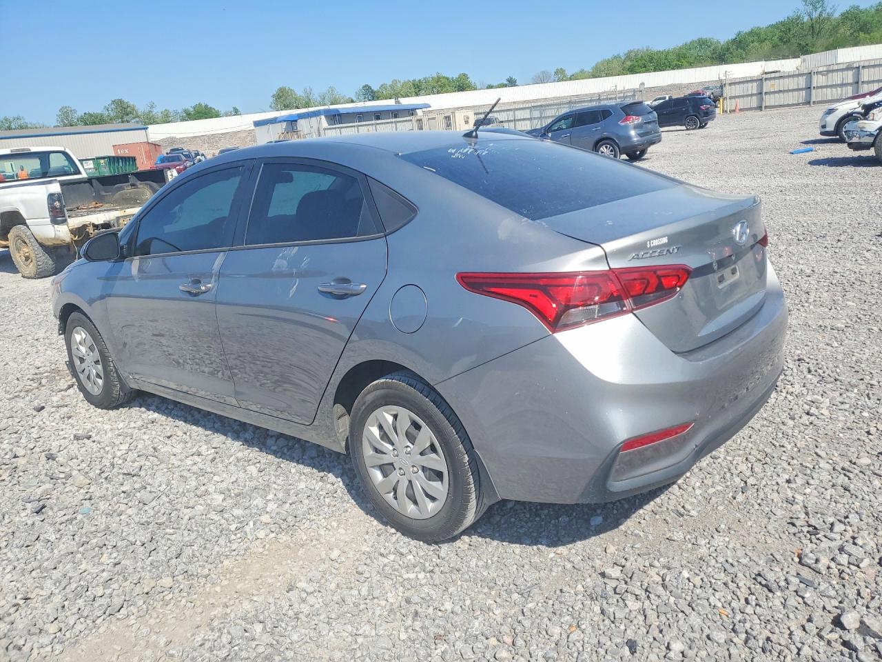 2022 Hyundai Accent Se Серый vin: 3KPC24A63NE177044