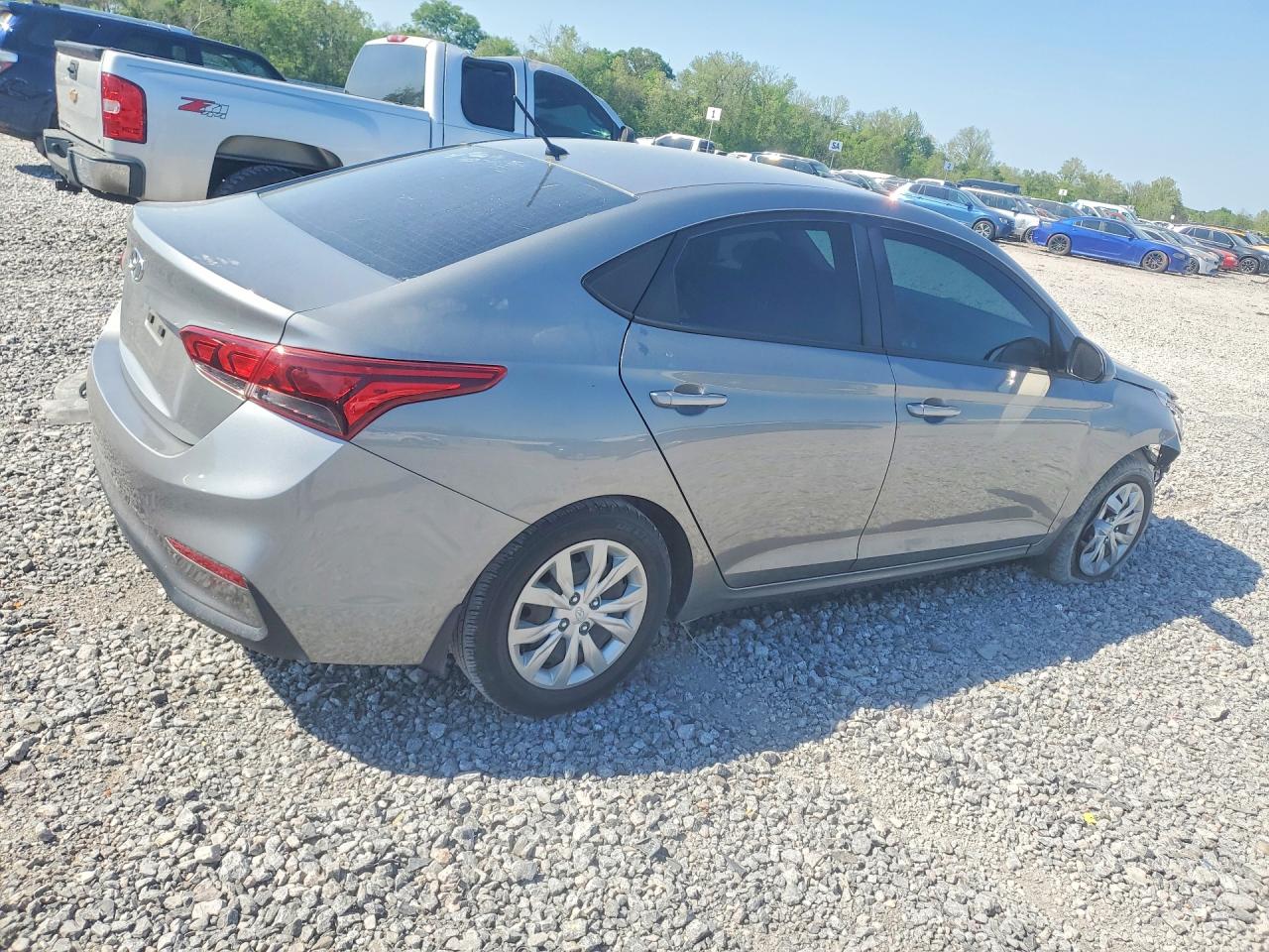 2022 Hyundai Accent Se Серый vin: 3KPC24A63NE177044