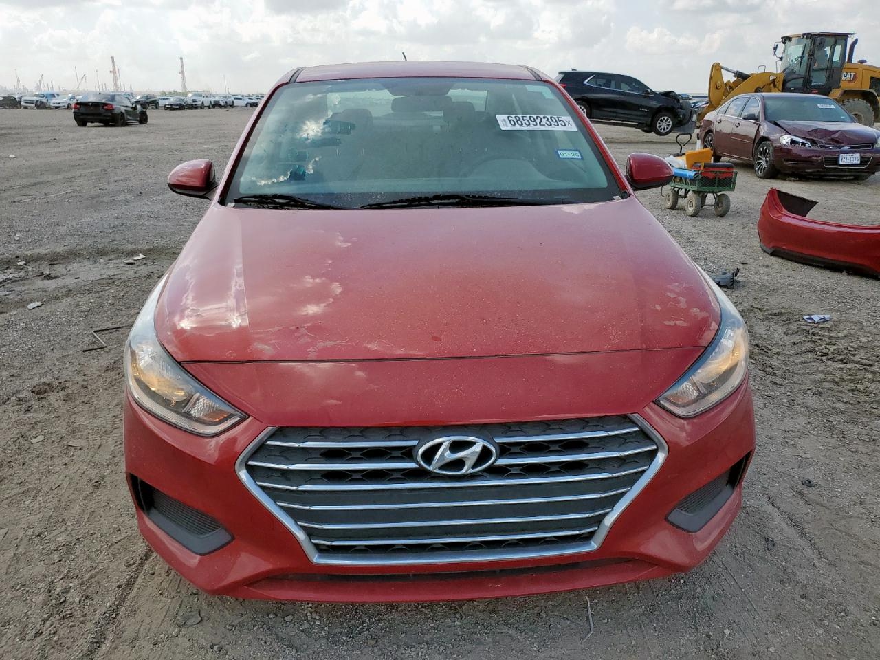 2022 Hyundai Accent Se Red vin: 3KPC24A63NE182728