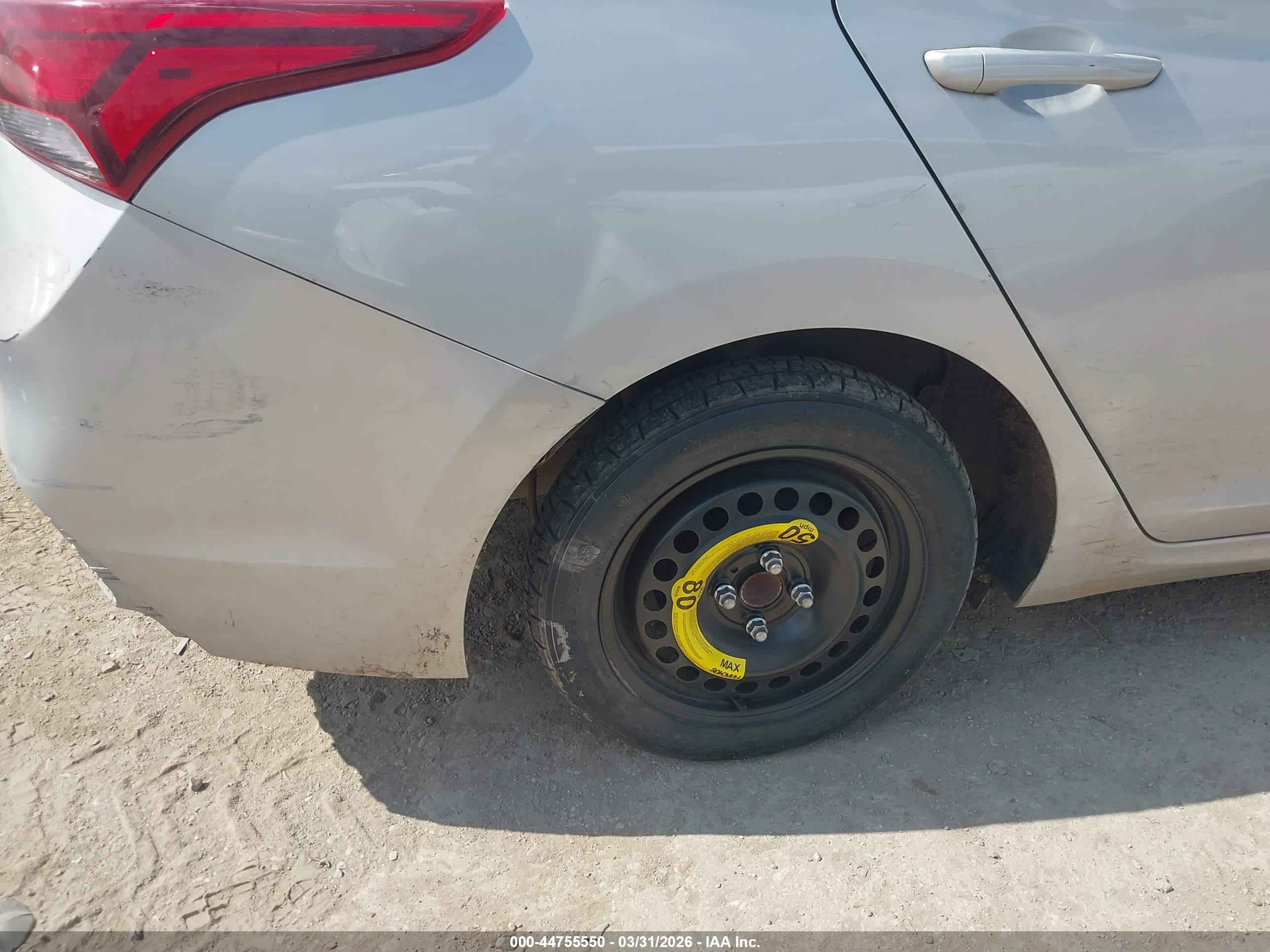 2022 Hyundai Accent Se Серебряный vin: 3KPC24A63NE185354