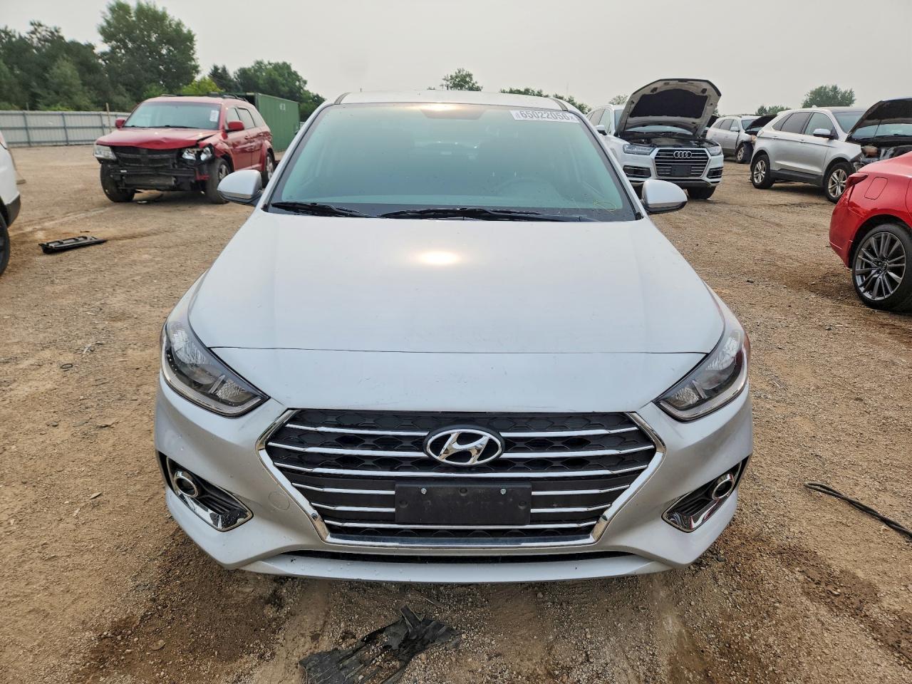 2022 Hyundai Accent Sel Silver vin: 3KPC24A63NE190070