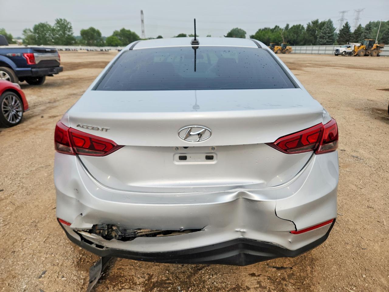2022 Hyundai Accent Sel Silver vin: 3KPC24A63NE190070