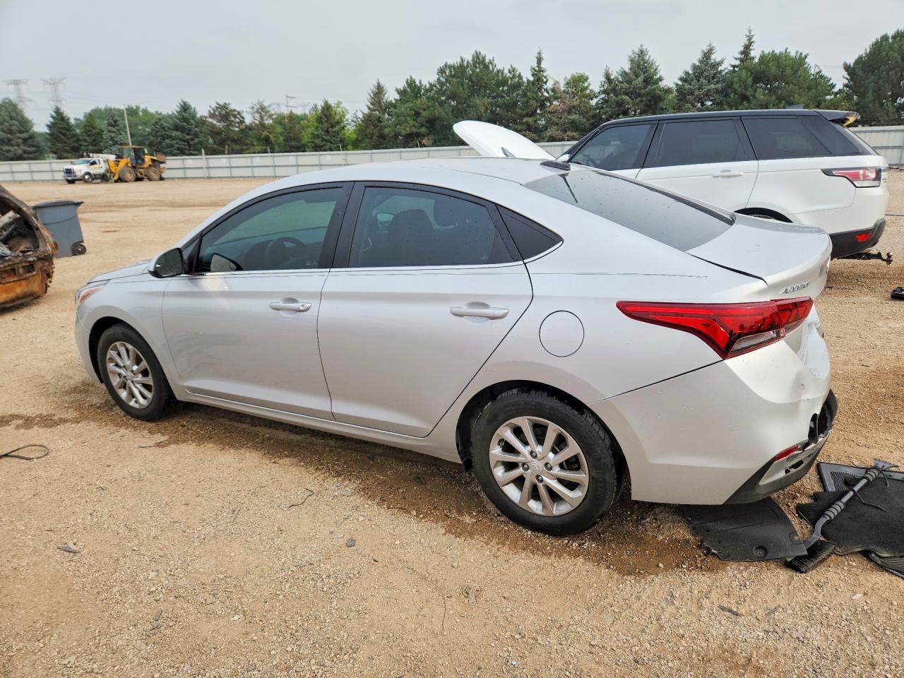 2022 Hyundai Accent Sel Silver vin: 3KPC24A63NE190070