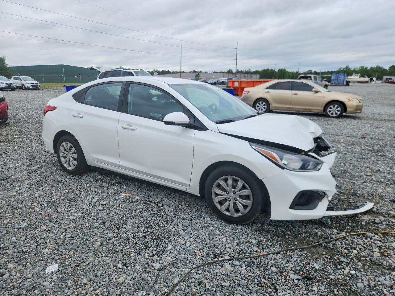 2020 Hyundai Accent Se Белый vin: 3KPC24A64LE115827