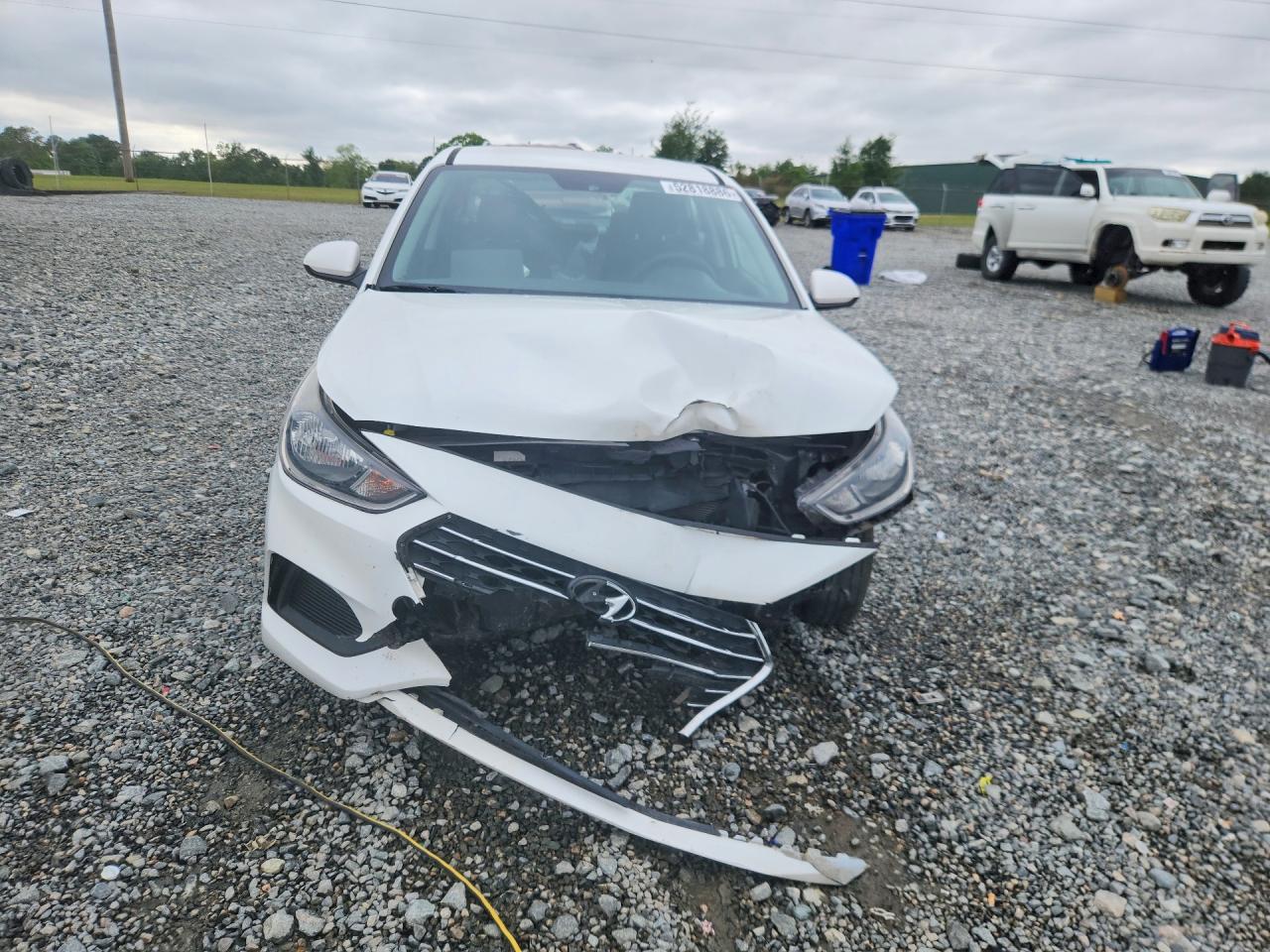 2020 Hyundai Accent Se Белый vin: 3KPC24A64LE115827
