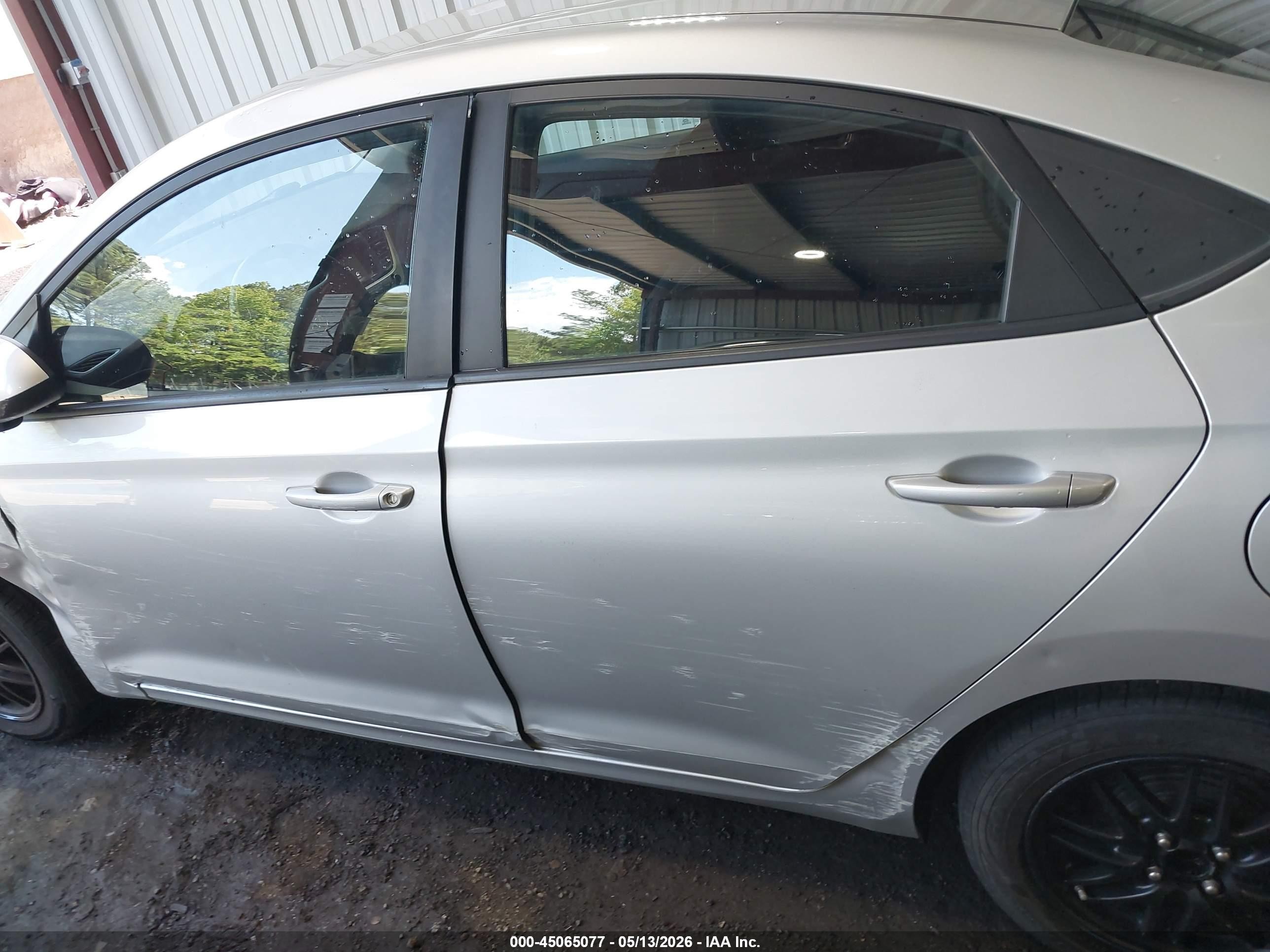 2022 Hyundai Accent Se Gray vin: 3KPC24A64NE157417