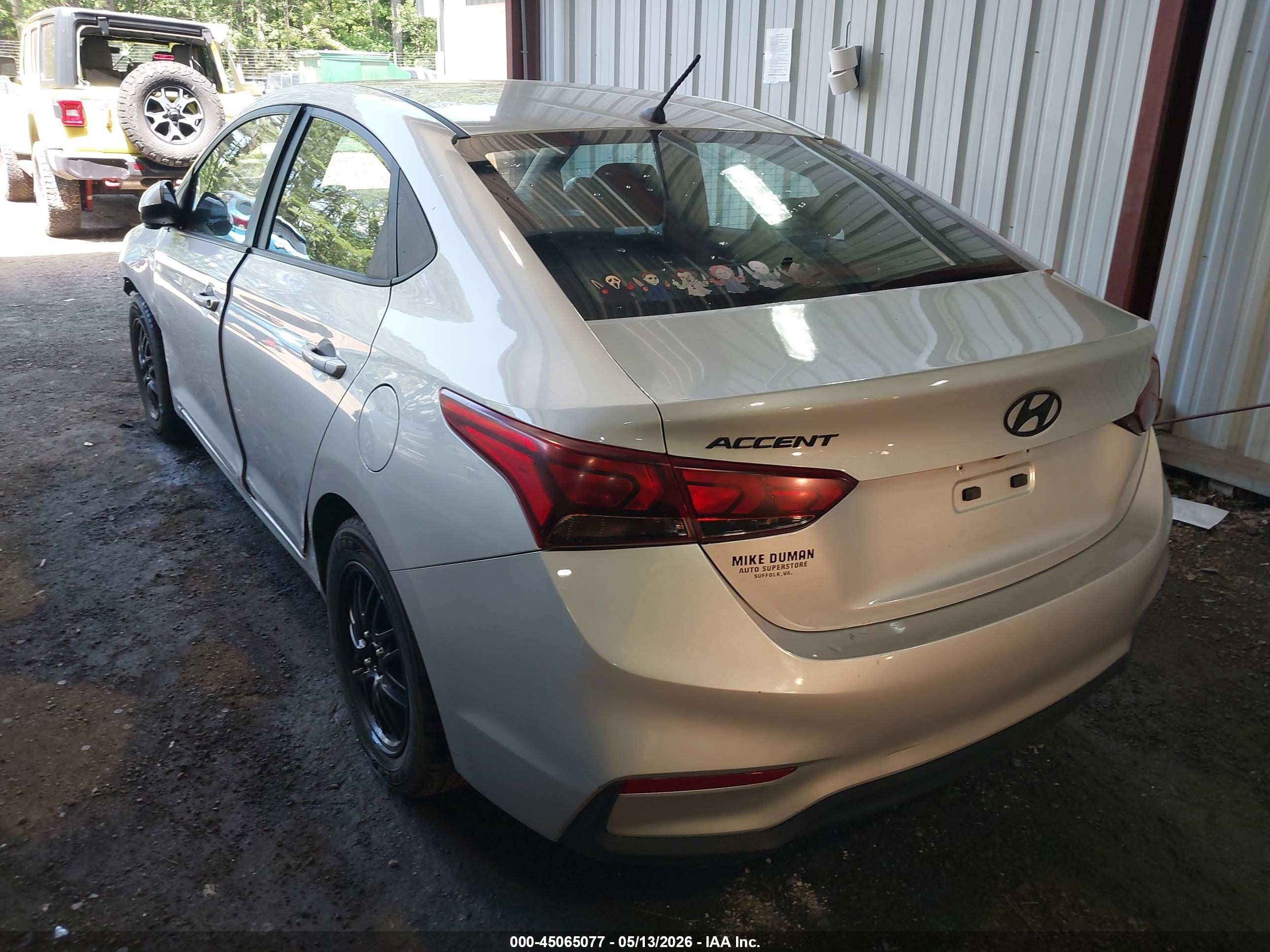 2022 Hyundai Accent Se Gray vin: 3KPC24A64NE157417