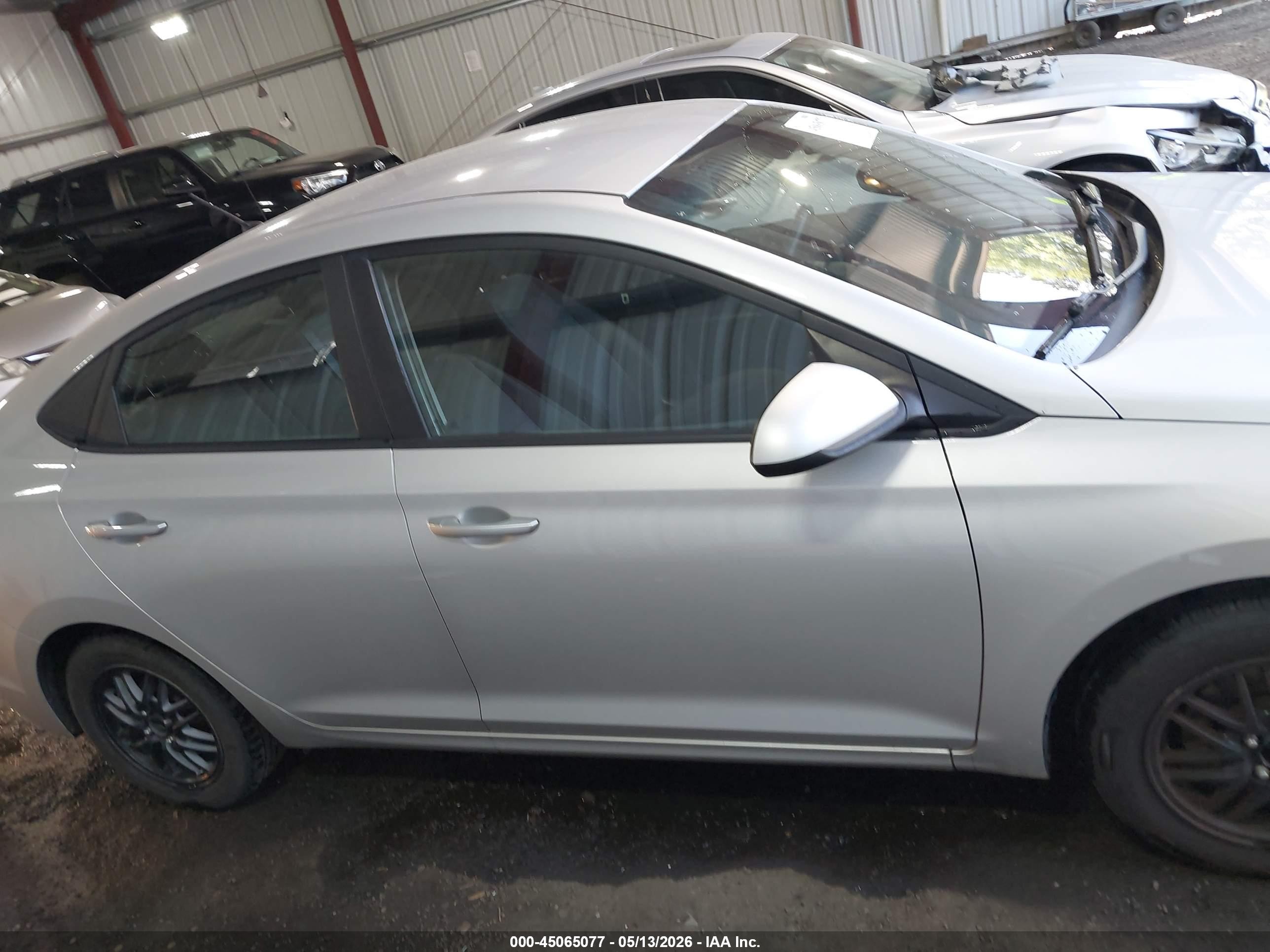 2022 Hyundai Accent Se Gray vin: 3KPC24A64NE157417
