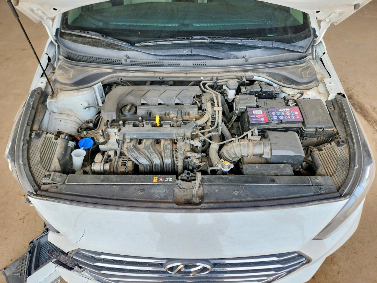2022 Hyundai Accent Se Белый vin: 3KPC24A64NE158289