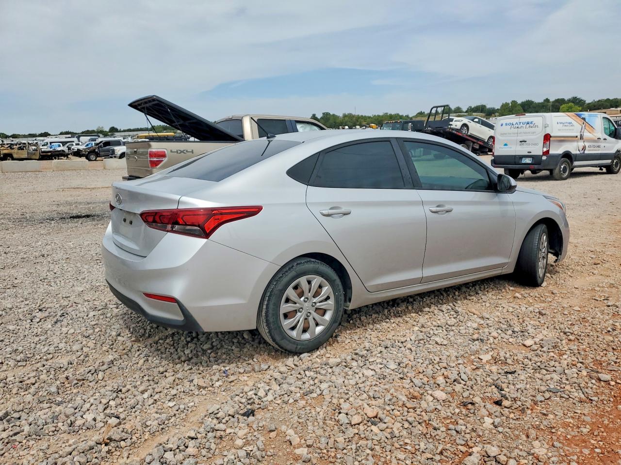 2020 Hyundai Accent Se Серебряный vin: 3KPC24A65LE101841