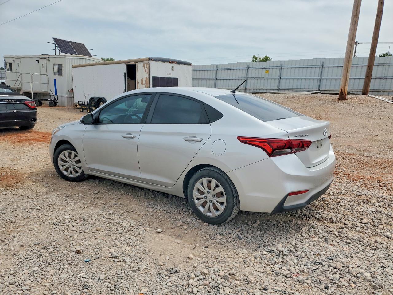 2020 Hyundai Accent Se Серебряный vin: 3KPC24A65LE101841