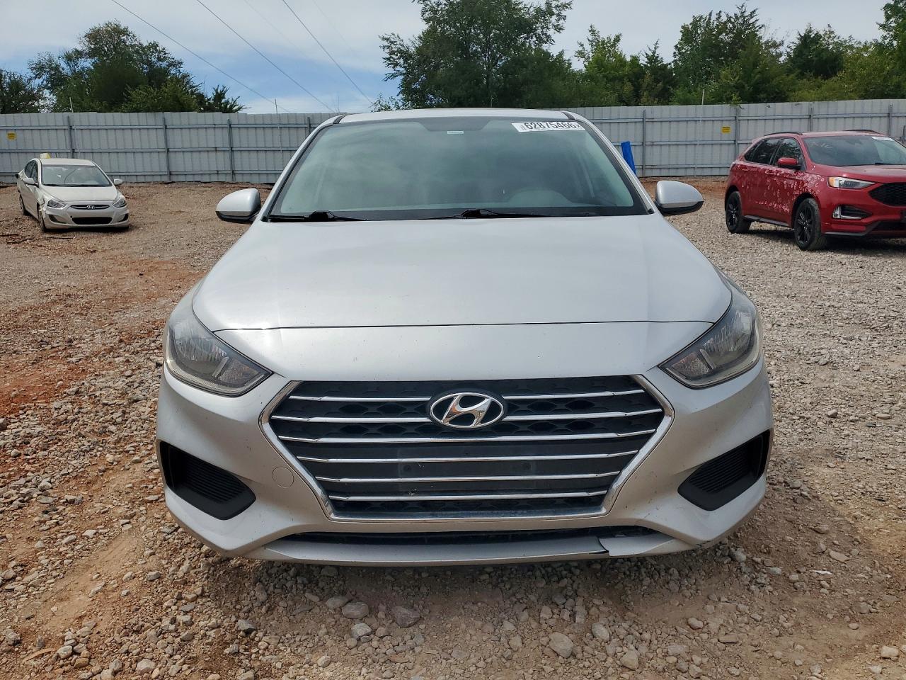 2020 Hyundai Accent Se Серебряный vin: 3KPC24A65LE101841