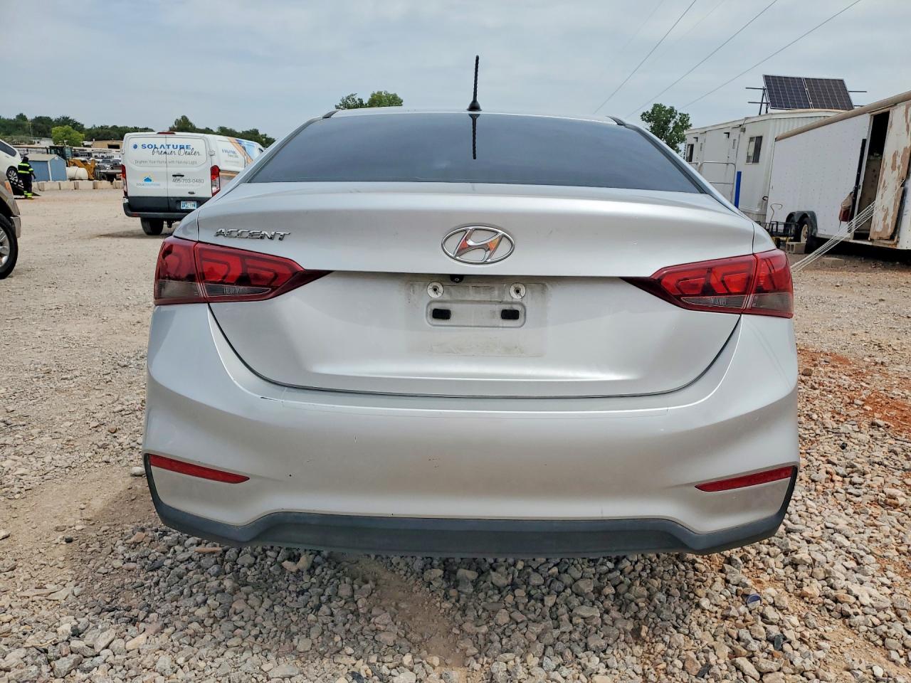 2020 Hyundai Accent Se Серебряный vin: 3KPC24A65LE101841
