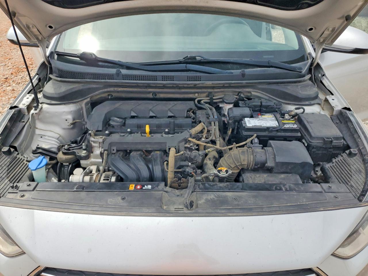 2020 Hyundai Accent Se Серебряный vin: 3KPC24A65LE101841