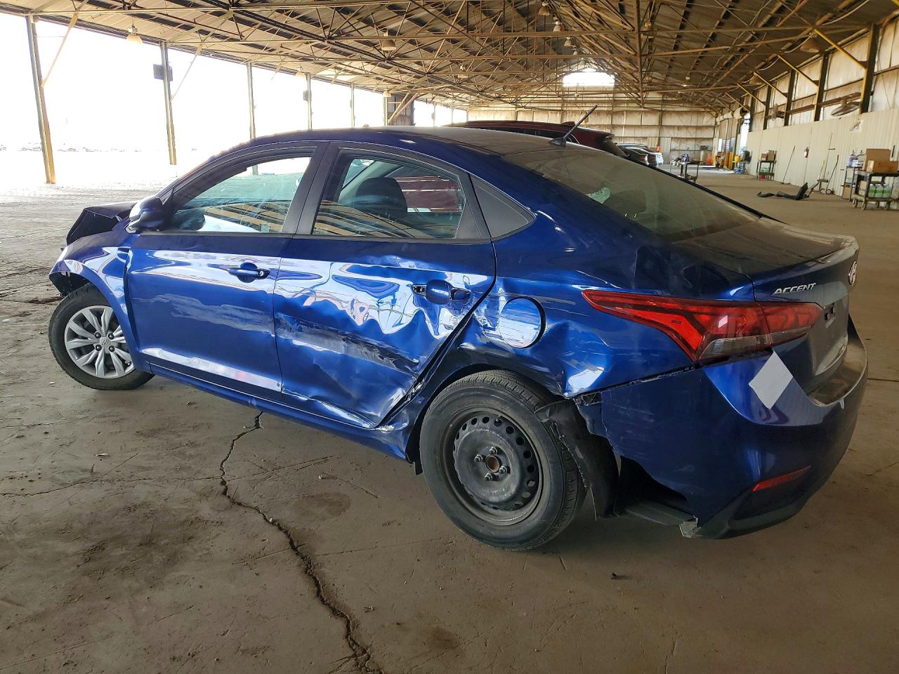 2021 Hyundai Accent Se Blue vin: 3KPC24A65ME149907