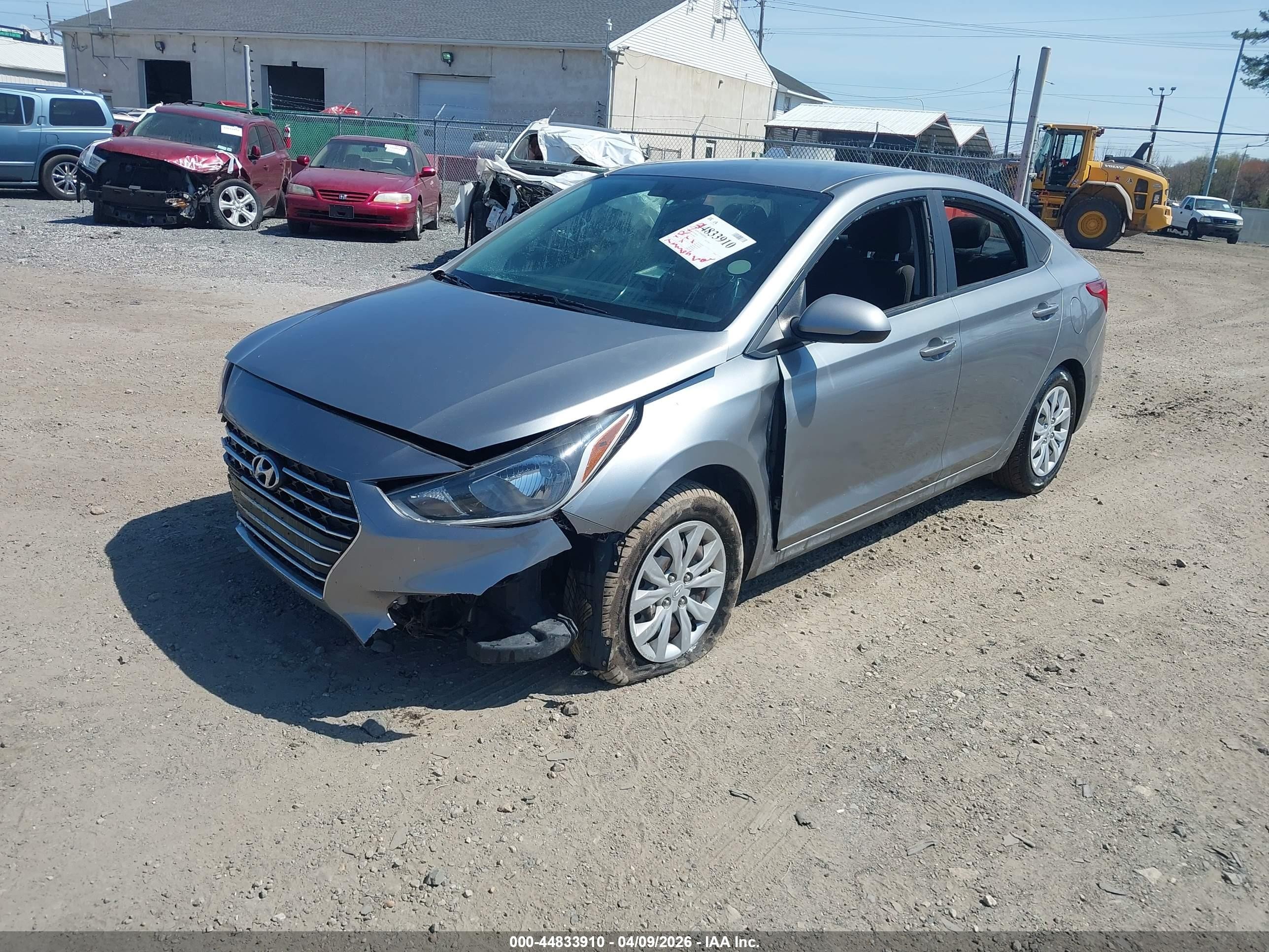 2021 Hyundai Accent Se Silver vin: 3KPC24A65ME149969