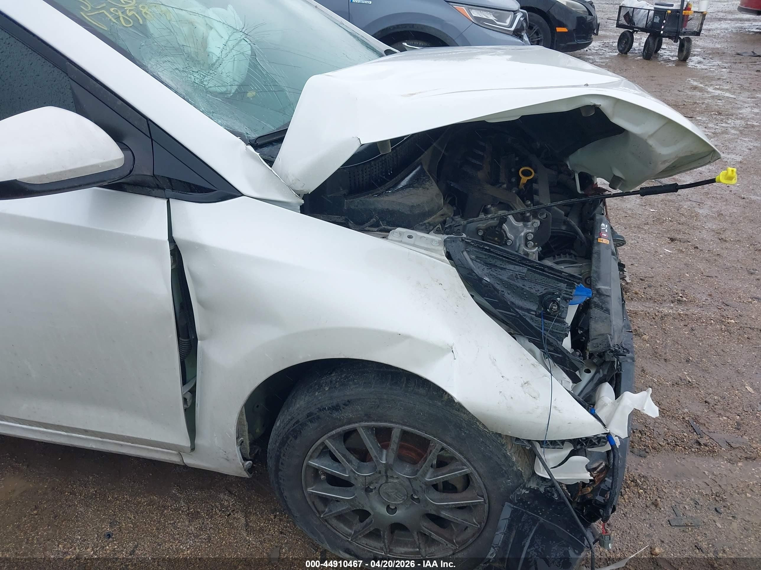 2022 Hyundai Accent Se White vin: 3KPC24A65NE178583