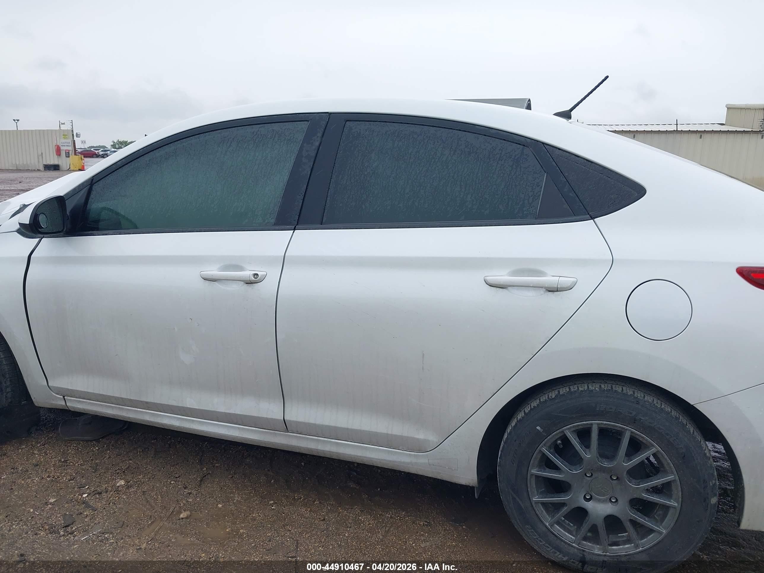 2022 Hyundai Accent Se White vin: 3KPC24A65NE178583