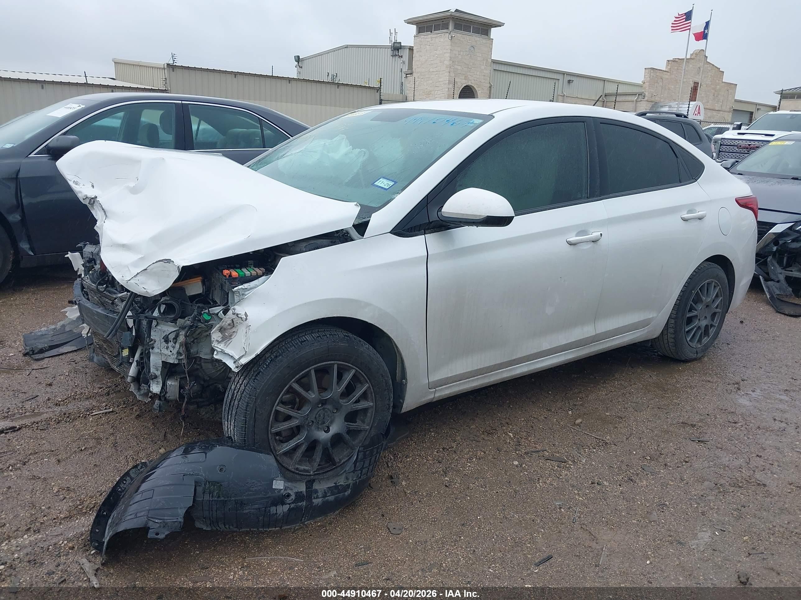 2022 Hyundai Accent Se White vin: 3KPC24A65NE178583