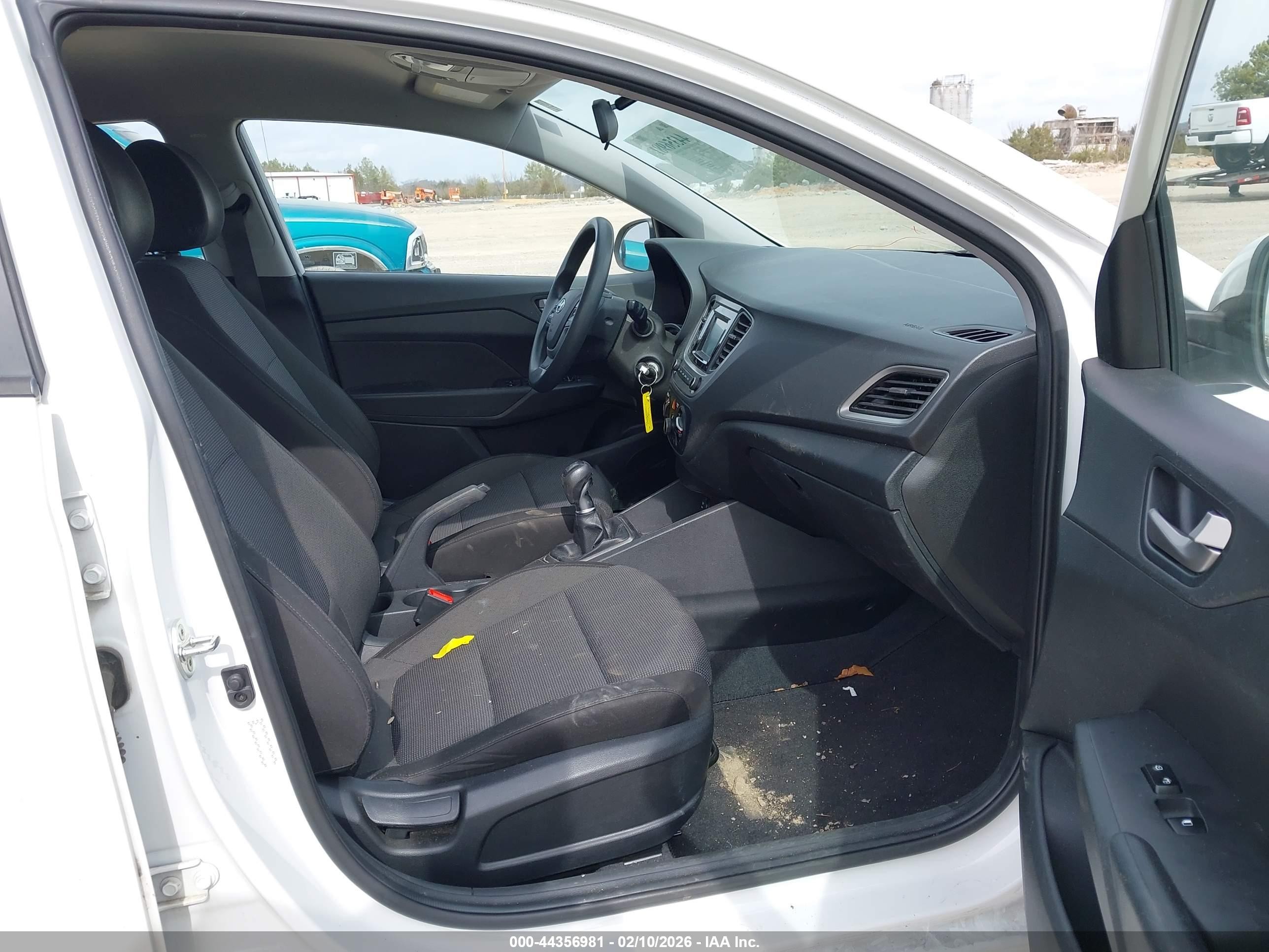 2020 Hyundai Accent Se White vin: 3KPC24A66LE111908