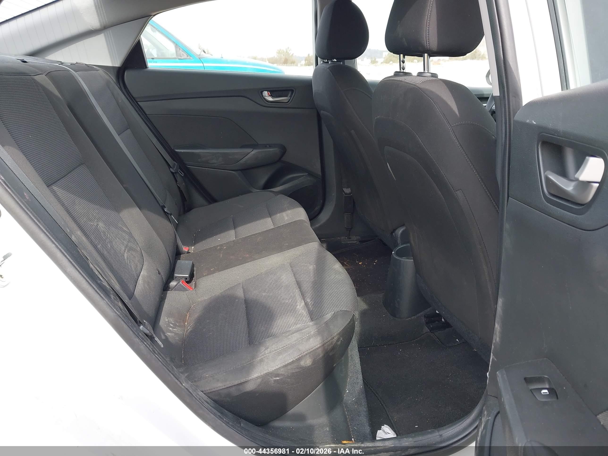 2020 Hyundai Accent Se White vin: 3KPC24A66LE111908