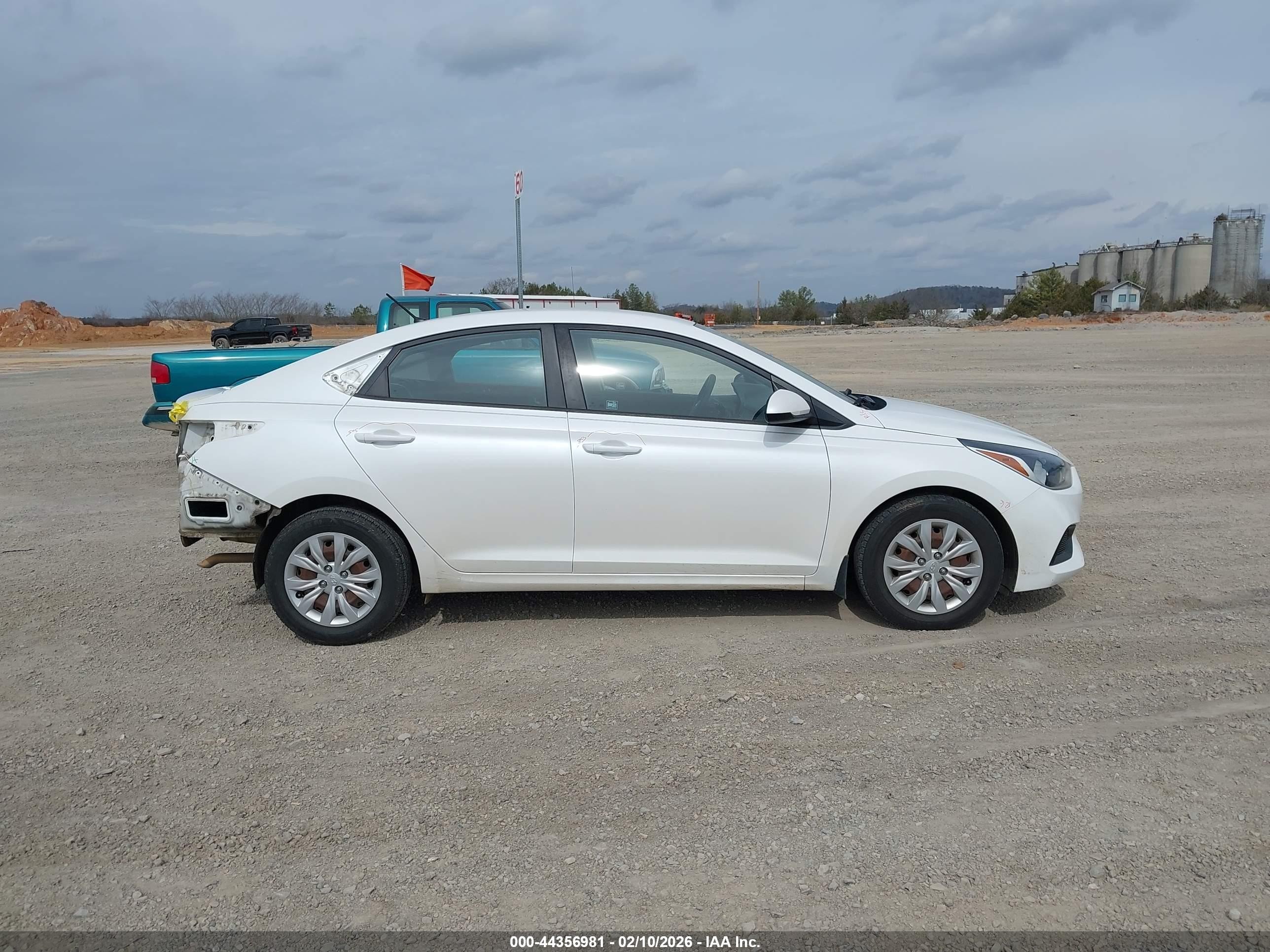 2020 Hyundai Accent Se White vin: 3KPC24A66LE111908