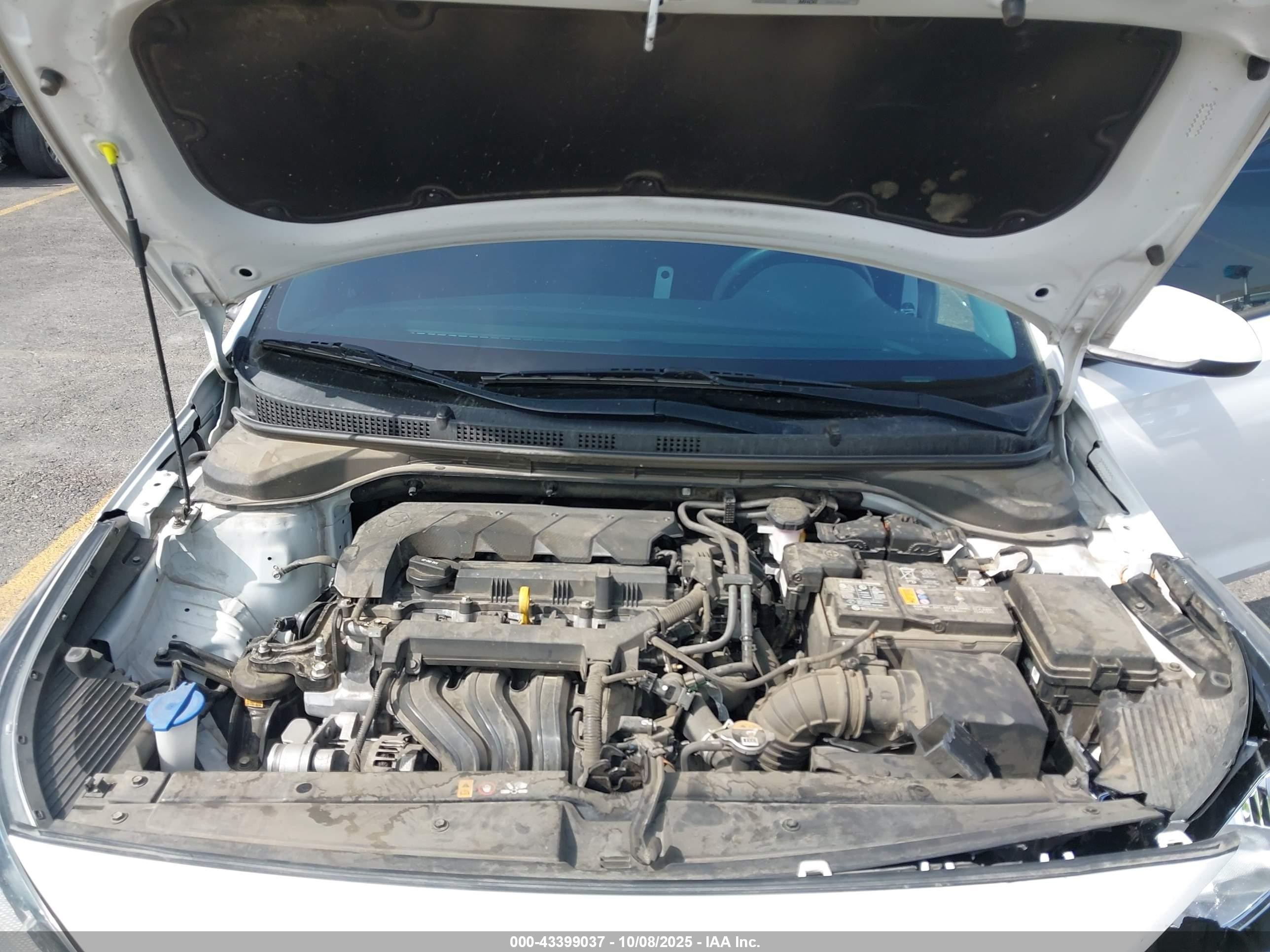 2022 Hyundai Accent Se White vin: 3KPC24A66NE155085