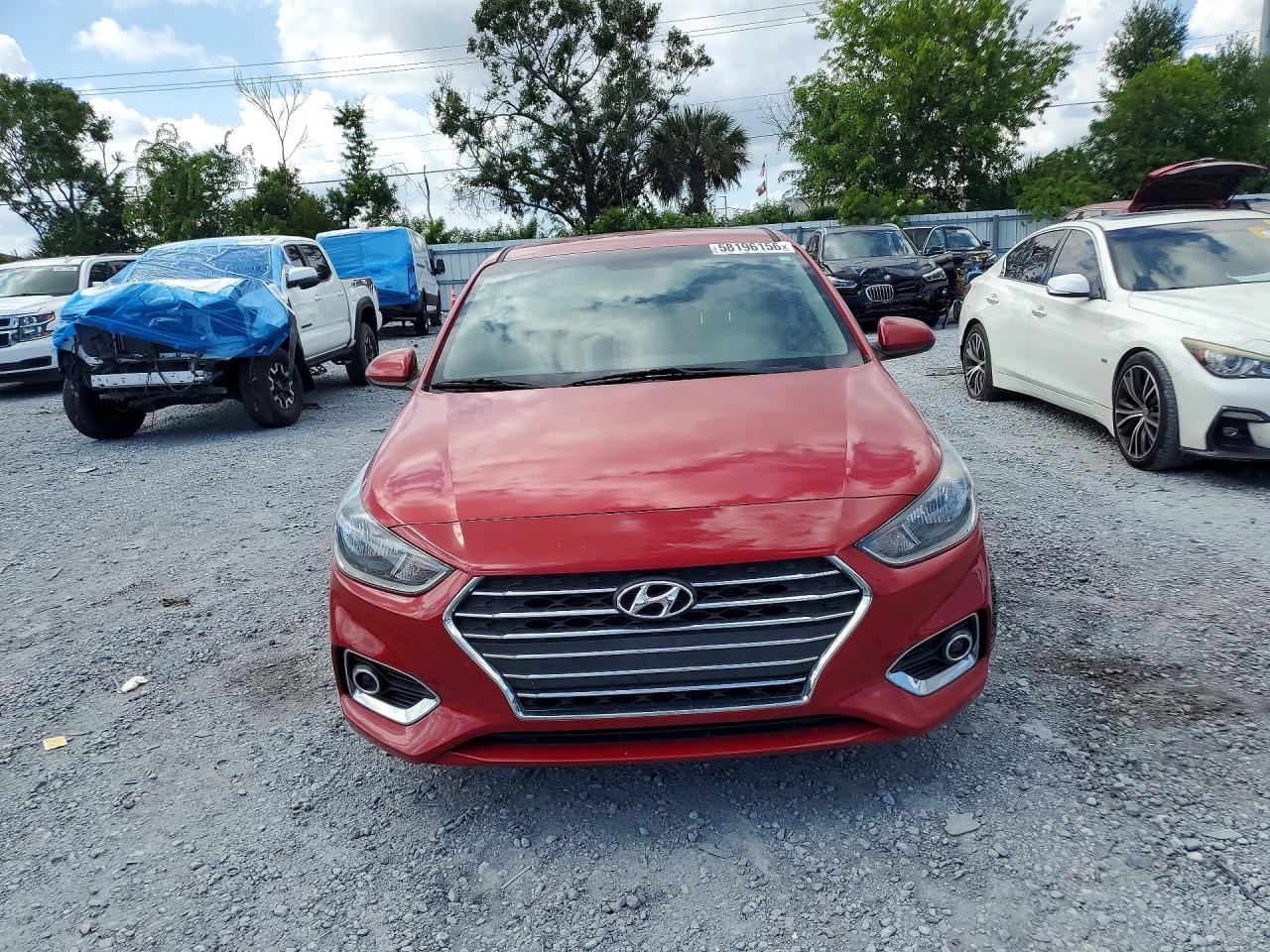 2022 Hyundai Accent Sel Red vin: 3KPC24A66NE172291
