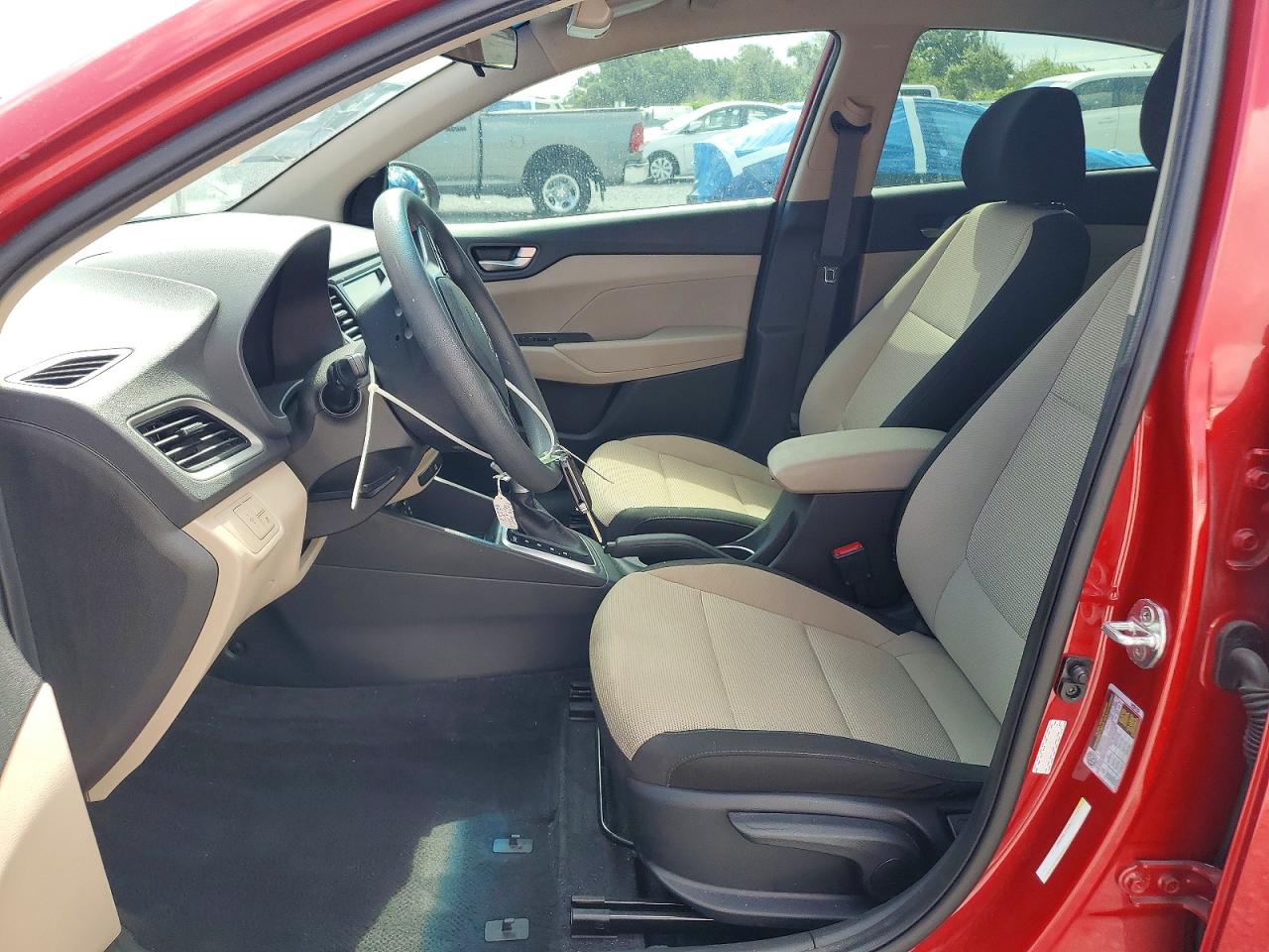 2022 Hyundai Accent Sel Red vin: 3KPC24A66NE172291