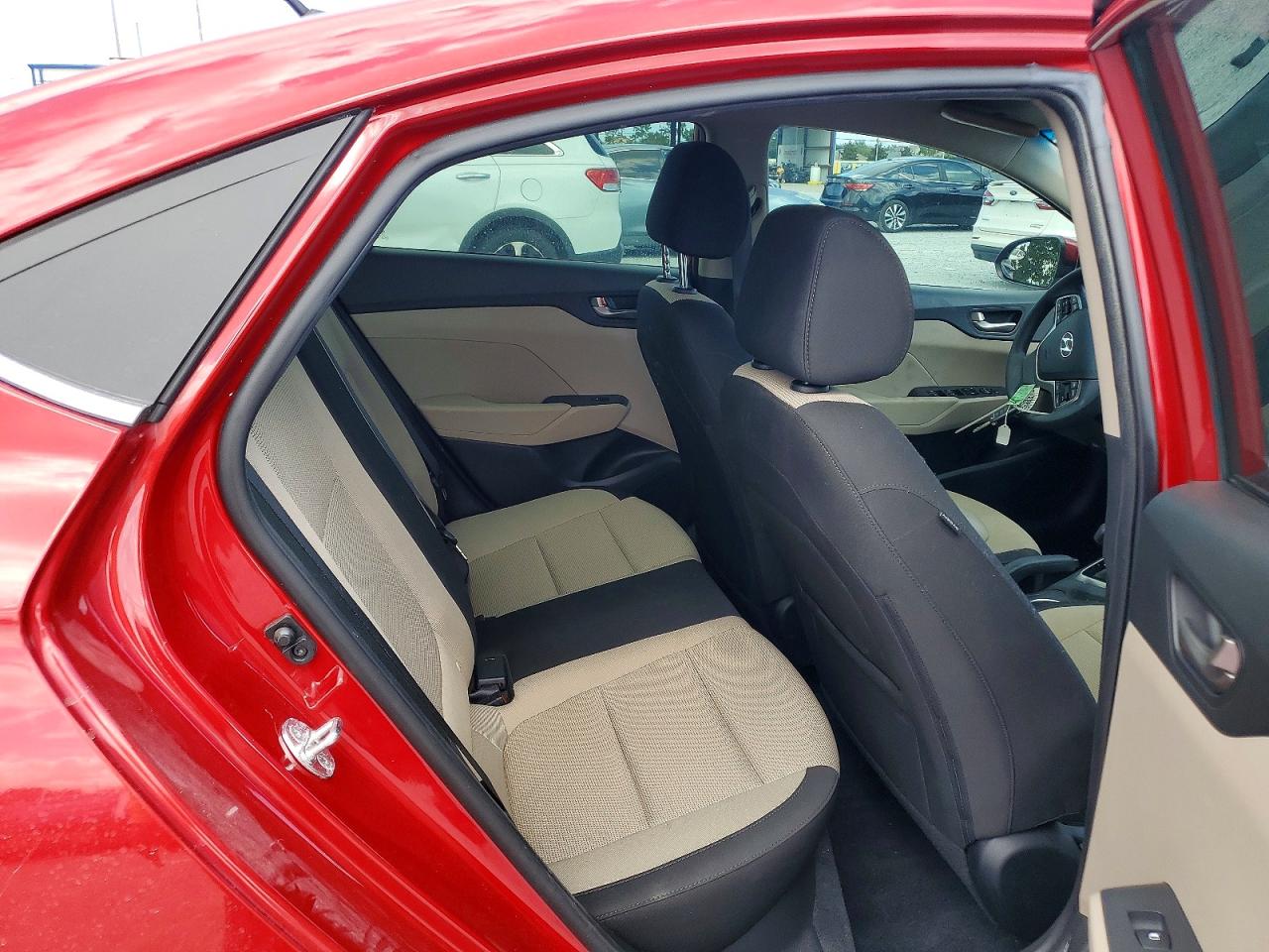 2022 Hyundai Accent Sel Red vin: 3KPC24A66NE172291
