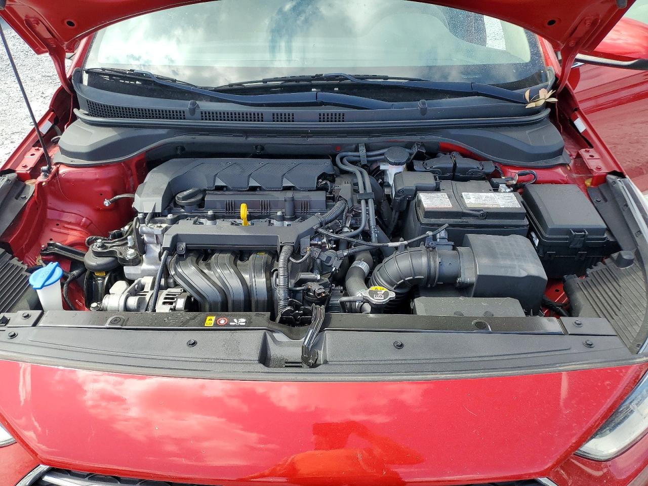 2022 Hyundai Accent Sel Red vin: 3KPC24A66NE172291