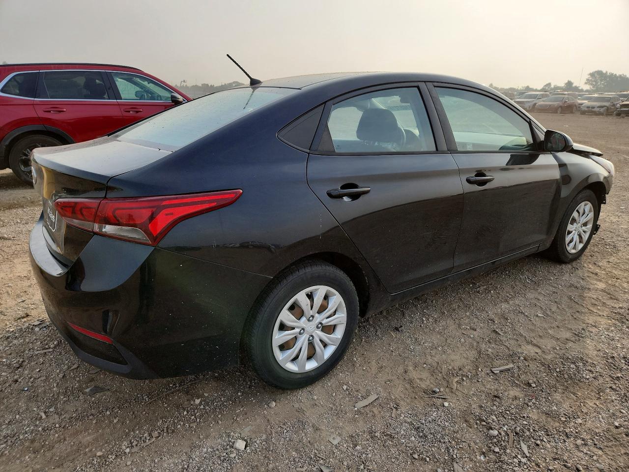 2020 Hyundai Accent Se Черный vin: 3KPC24A67LE096710