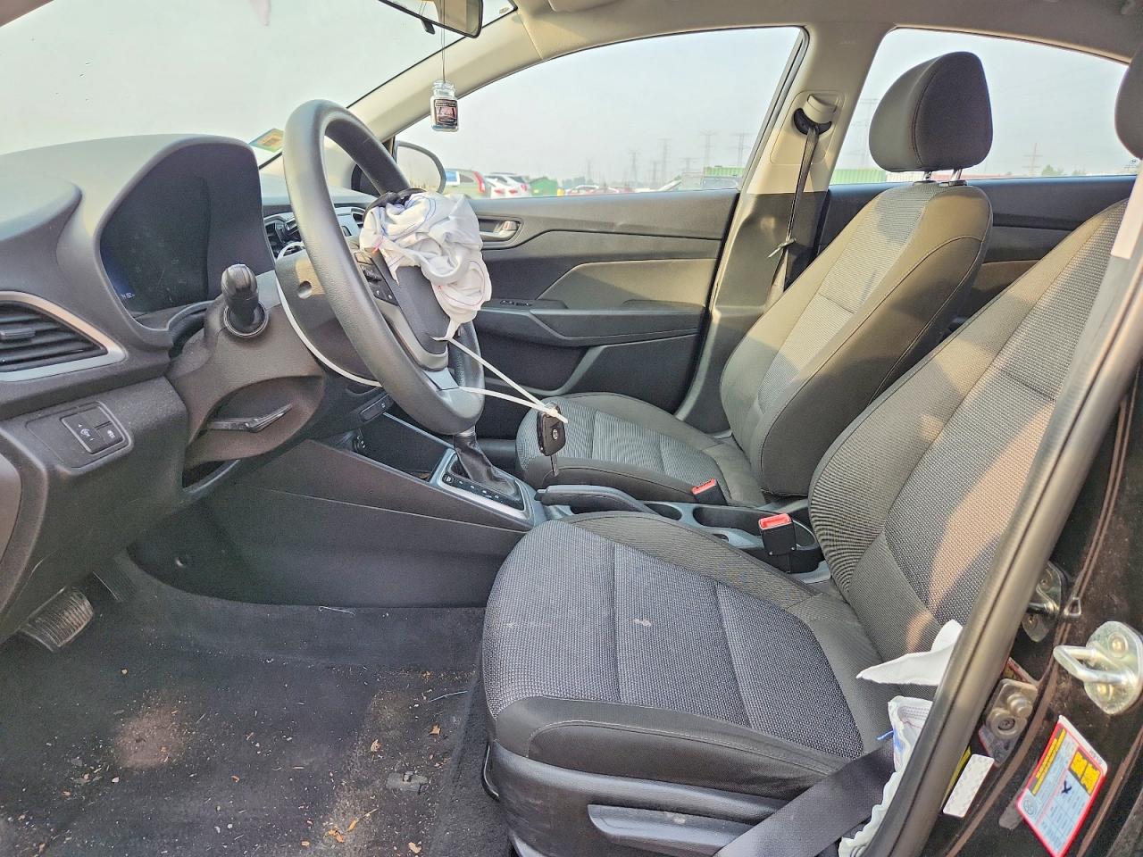 2020 Hyundai Accent Se Черный vin: 3KPC24A67LE096710