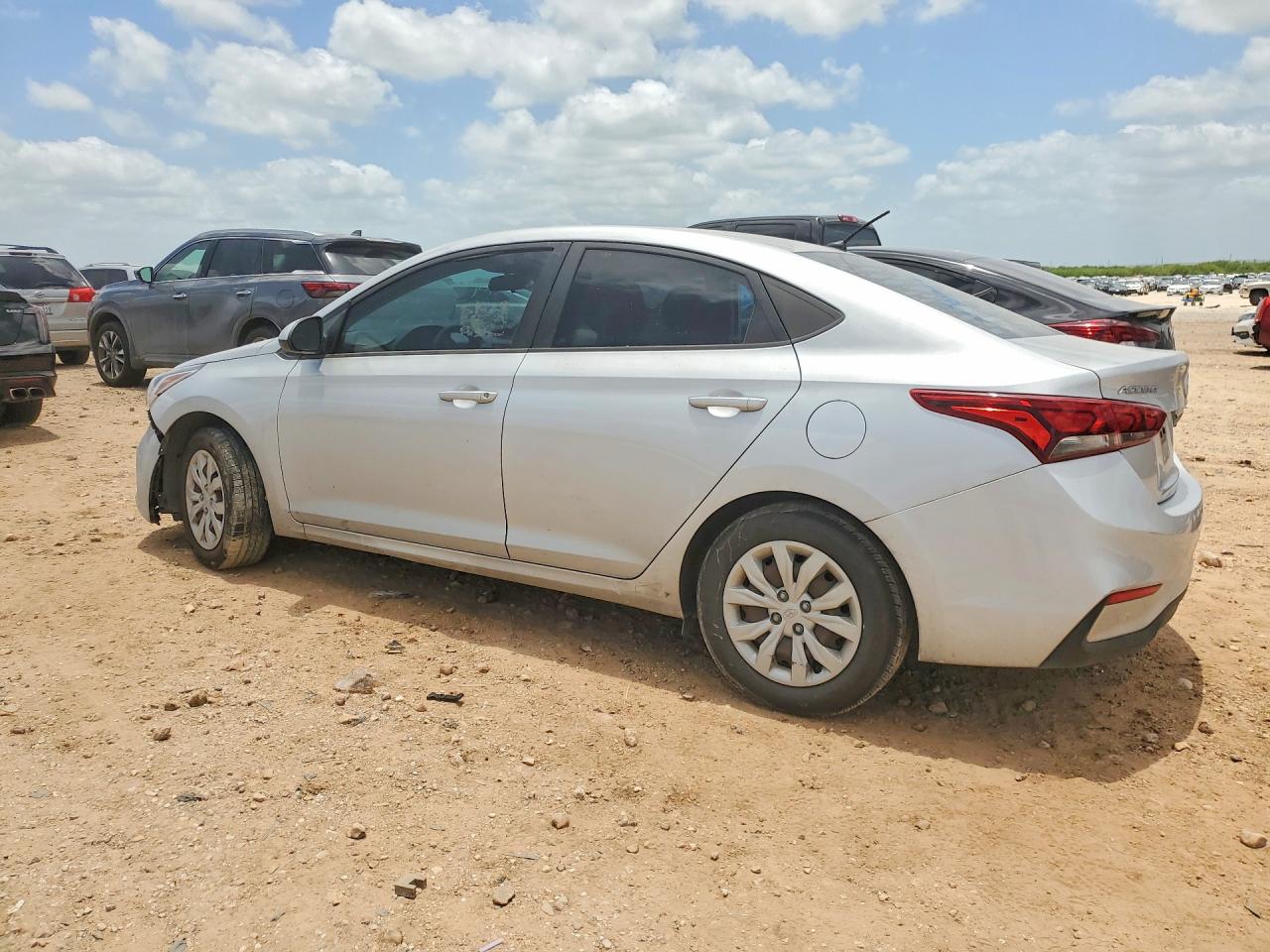 2020 Hyundai Accent Se Silver vin: 3KPC24A67LE120665