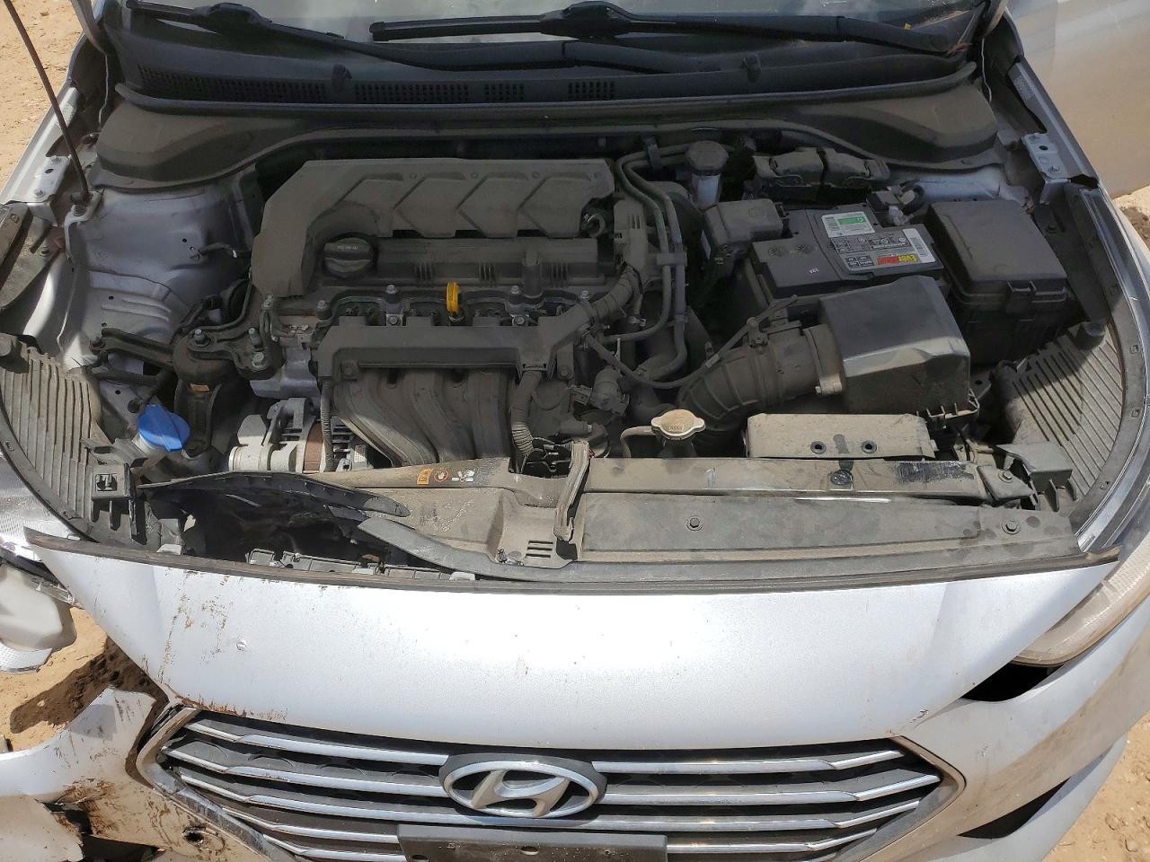 2020 Hyundai Accent Se Silver vin: 3KPC24A67LE120665