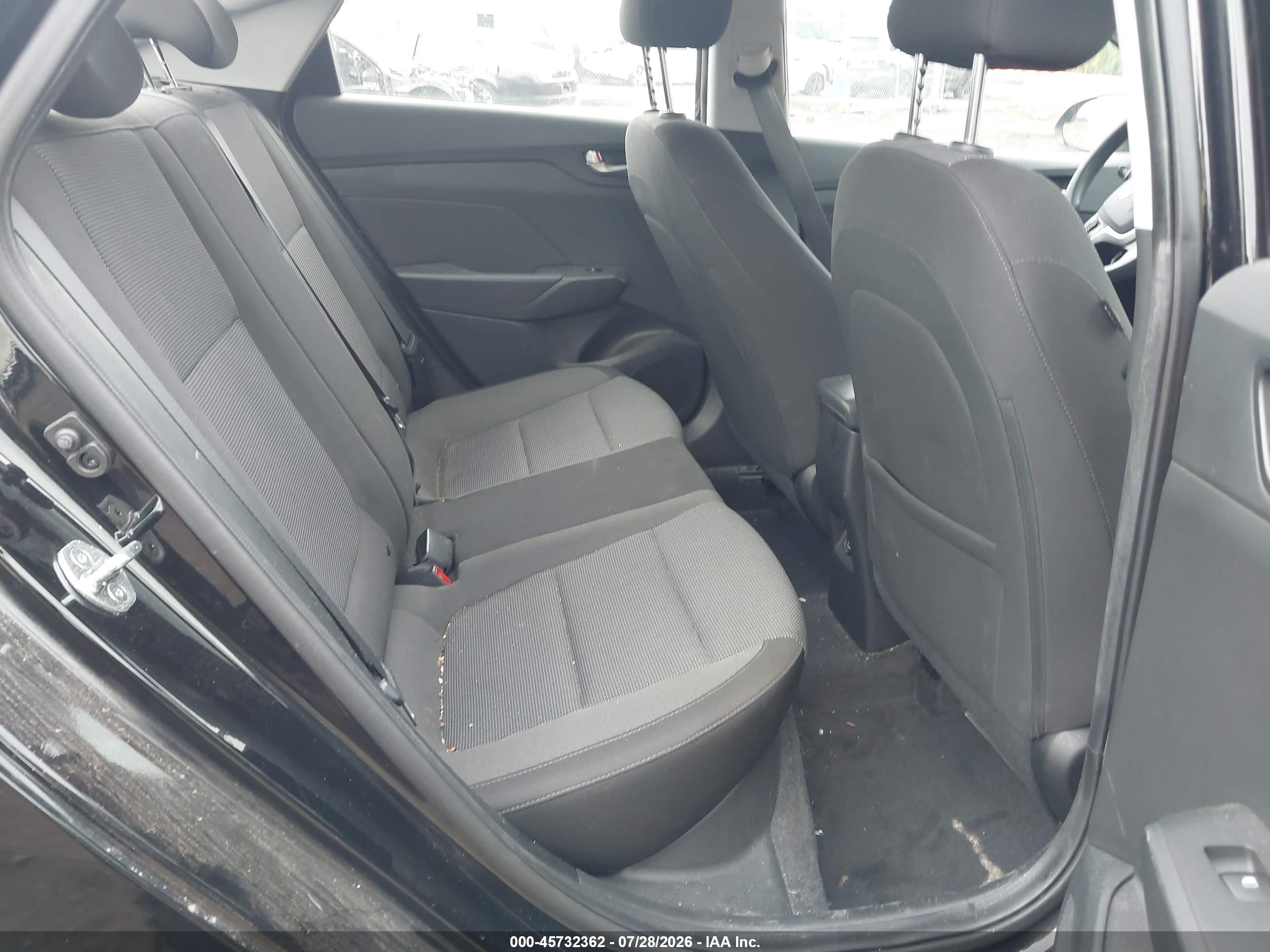 2020 Hyundai Accent Sel Black vin: 3KPC24A67LE122853